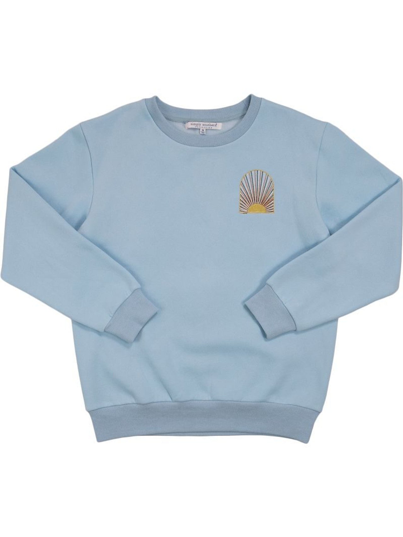 “Shine Bright” Crewneck – Be The Light Embroidered Pullover