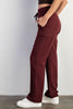 OXFORD ST WOVEN DANCE STUDIO MID RISE FULL LENGTH PANTS Rae Mode