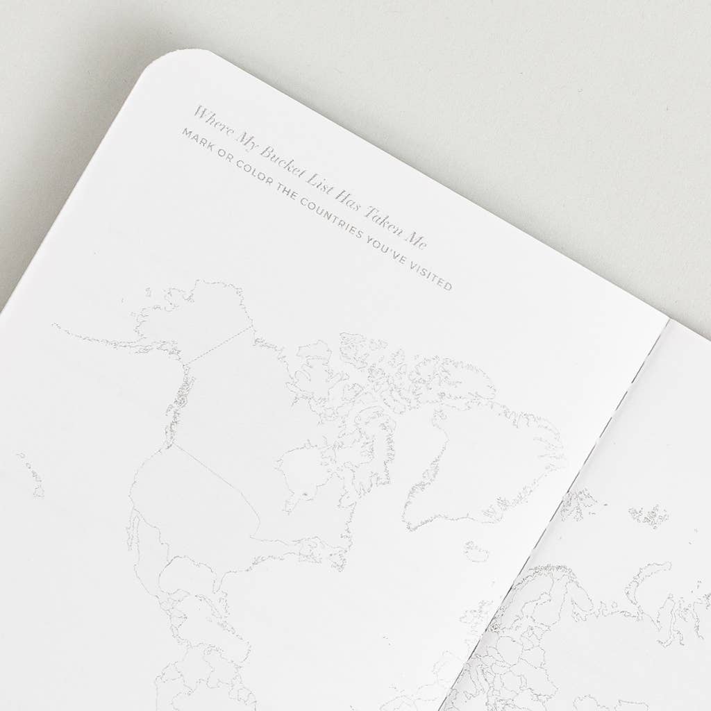 "Bucket List Passport notebook for travel dreams"
"Mini adventure journal in passport style"
"Small navy goal planner from B7 Boutique"