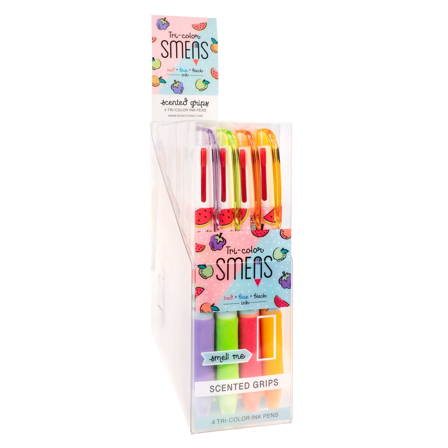 Tri-color Smens - Scented Pens - 4 Count