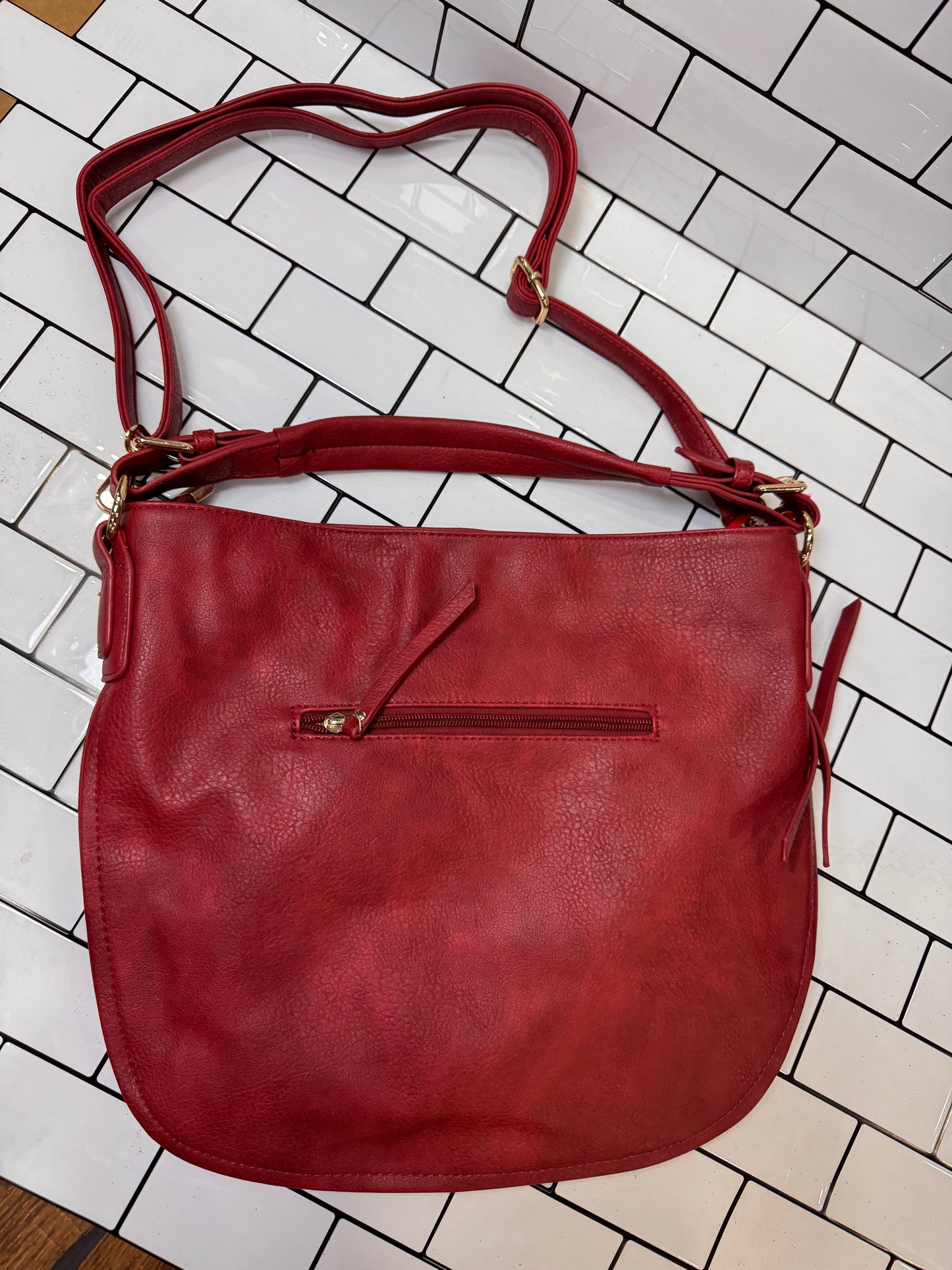 Montana West Hobo Crossbody Bag | PU Leather Western-Style Hobo Shoulder Purse