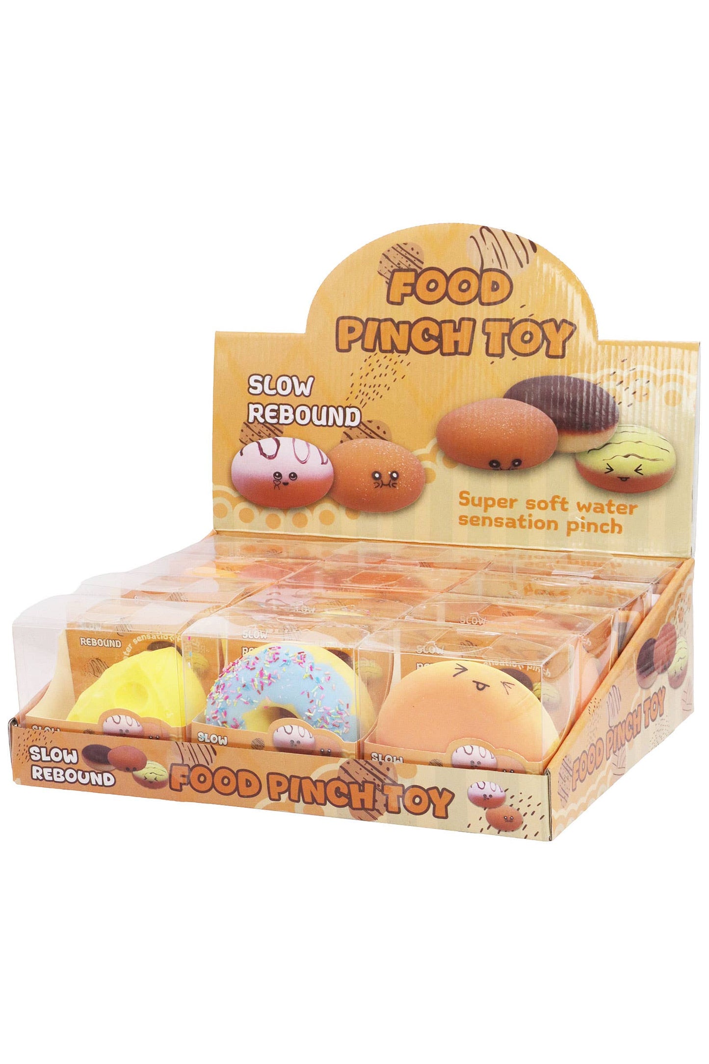 Jumbo Foodie Fluffy Slime Filled Squishy Toy