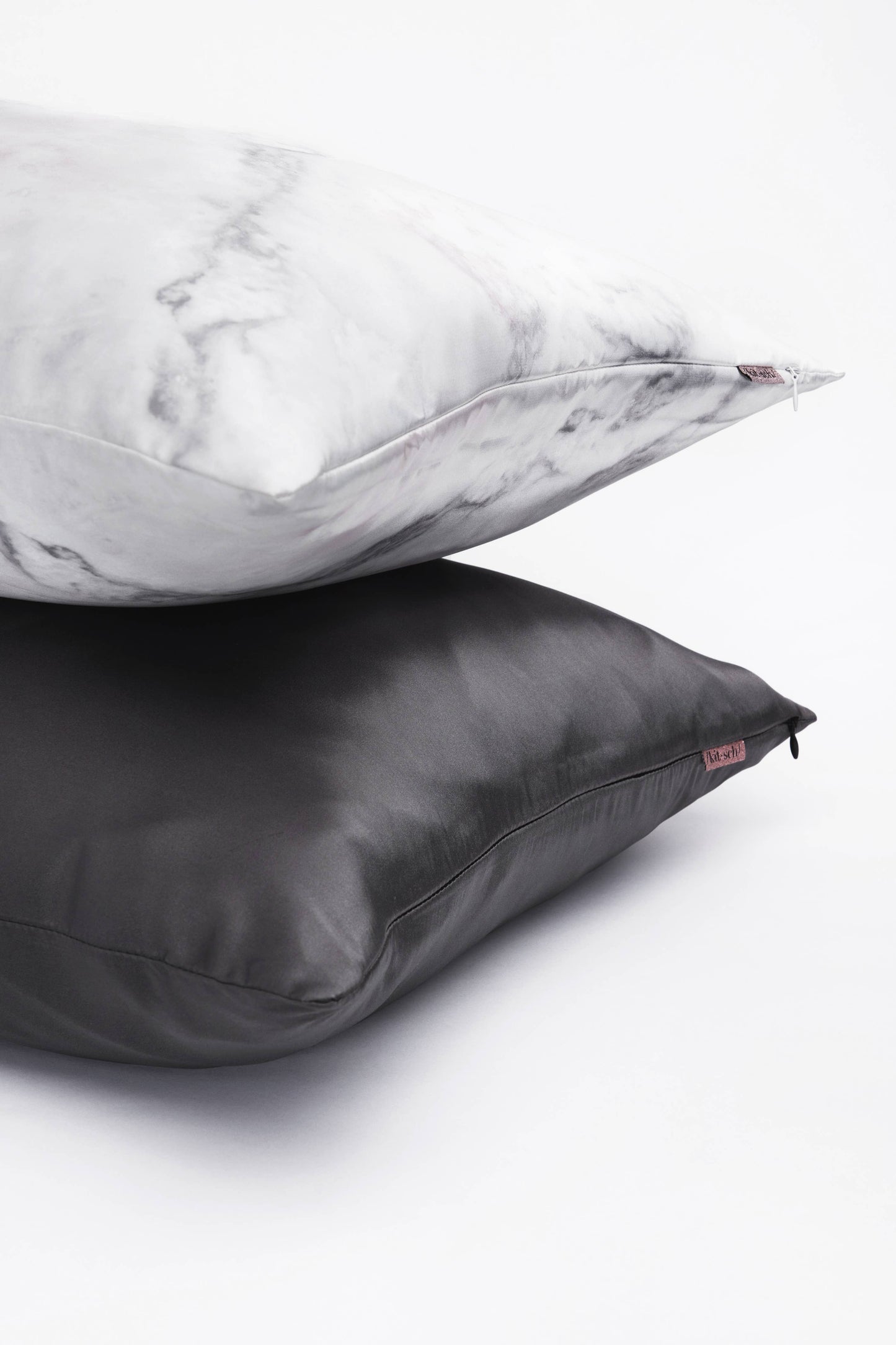 Satin Pillowcase – Charcoal 🖤 Sleek, Smooth & Frizz-Free Sleep by kitsch