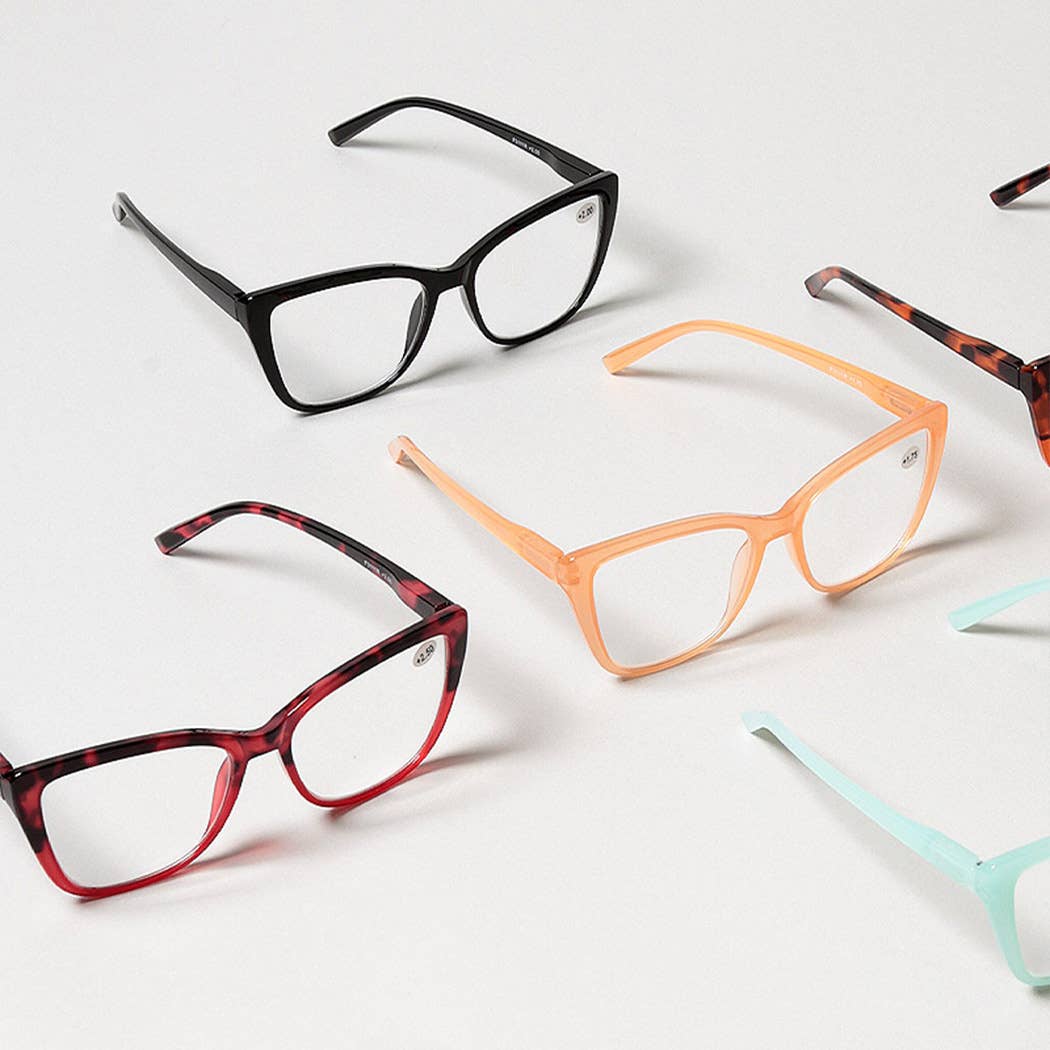 Women's Cat Eye Frame Reading Glasses – Chic, Comfortable & Smart