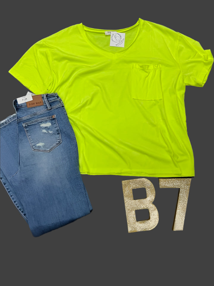“Bright yellow relaxed knit tee by Zenana”
“Soft plus-size yellow shirt in comfy knit”
“Zenana bright yellow tee—the perfect pop of color”