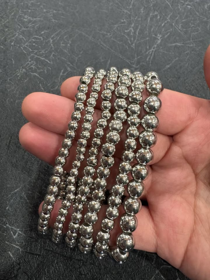 Stackable Bracelets | Mix-and-Match Beaded & Metallic Bracelet Set