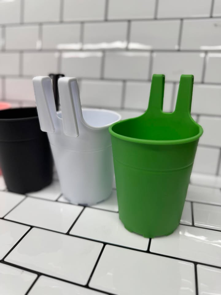 Hard Assorted Colors Bog Bag Hanging Cup