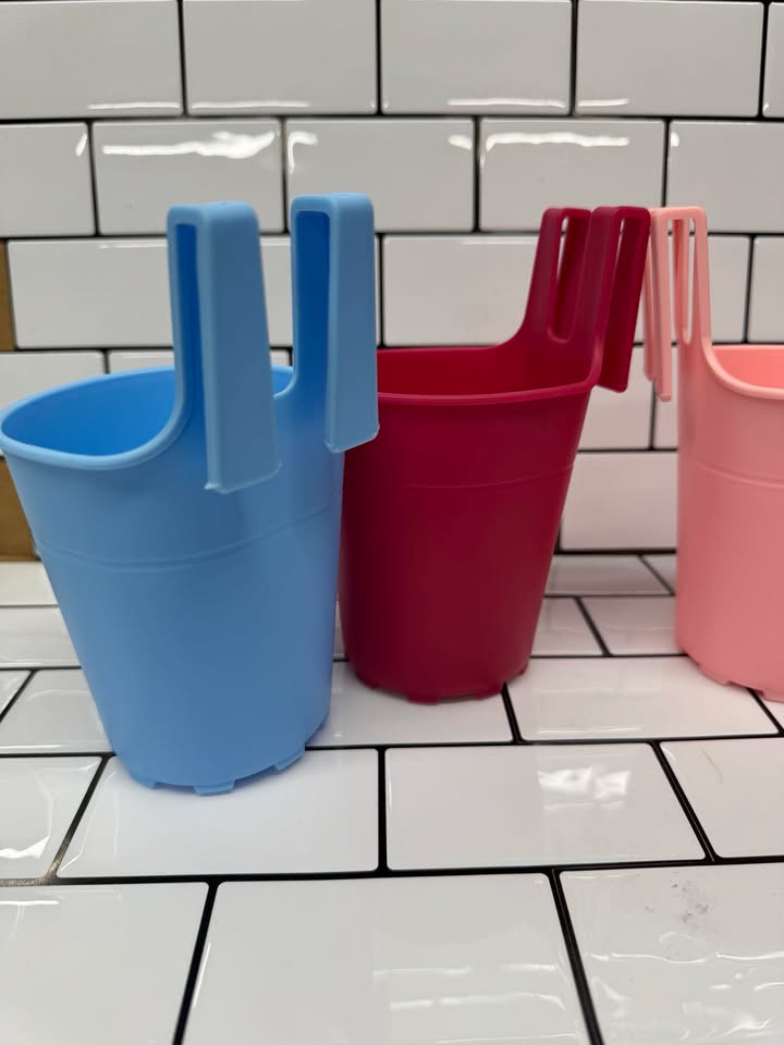 Hard Assorted Colors Bog Bag Hanging Cup