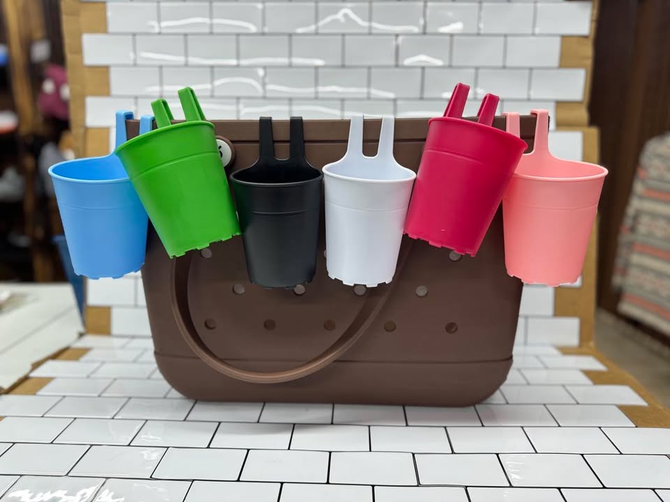 Hard Assorted Colors Bog Bag Hanging Cup