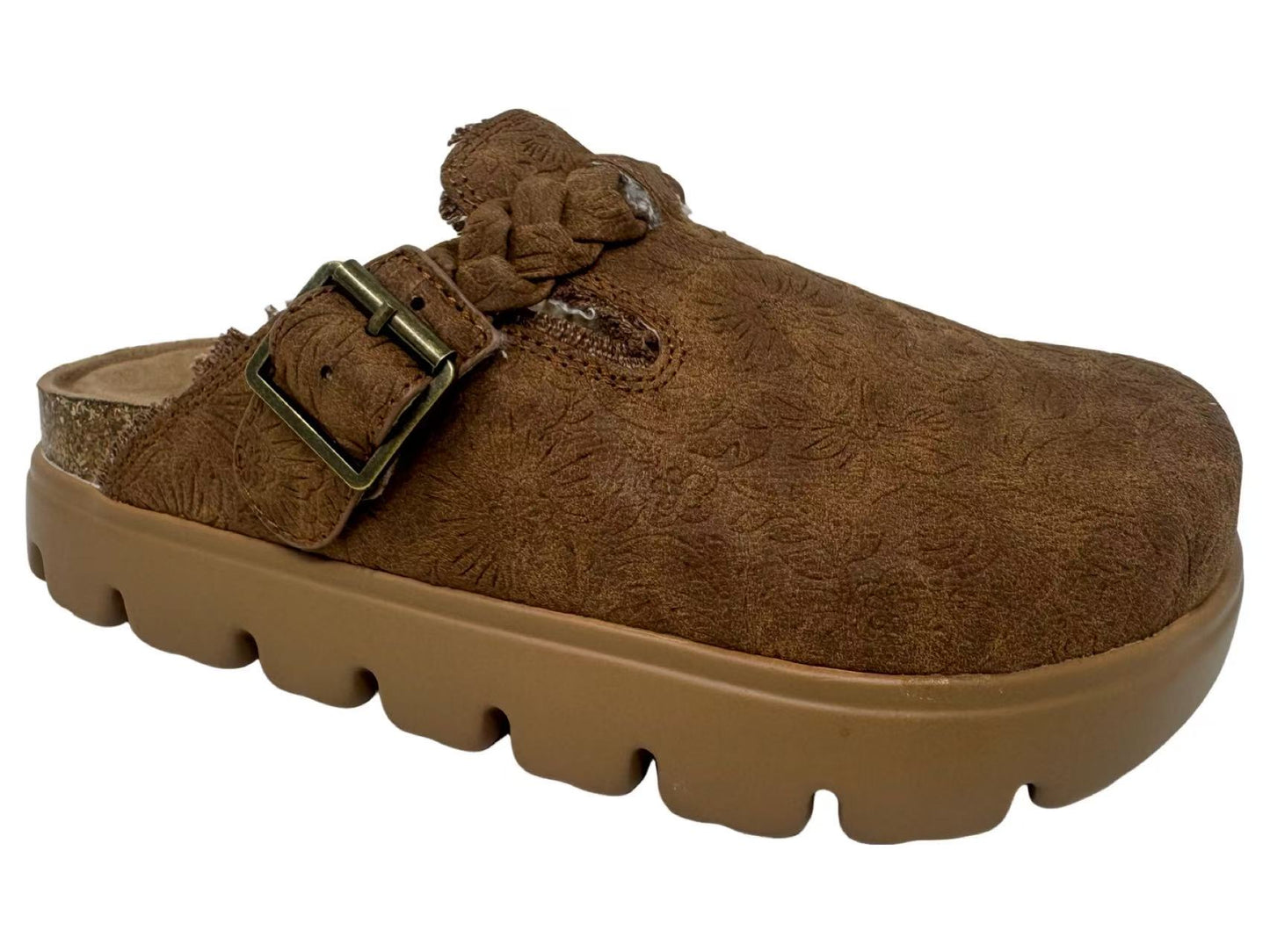 Cali Tooled Mule | Very G Western Buckle Slip-On Shoe