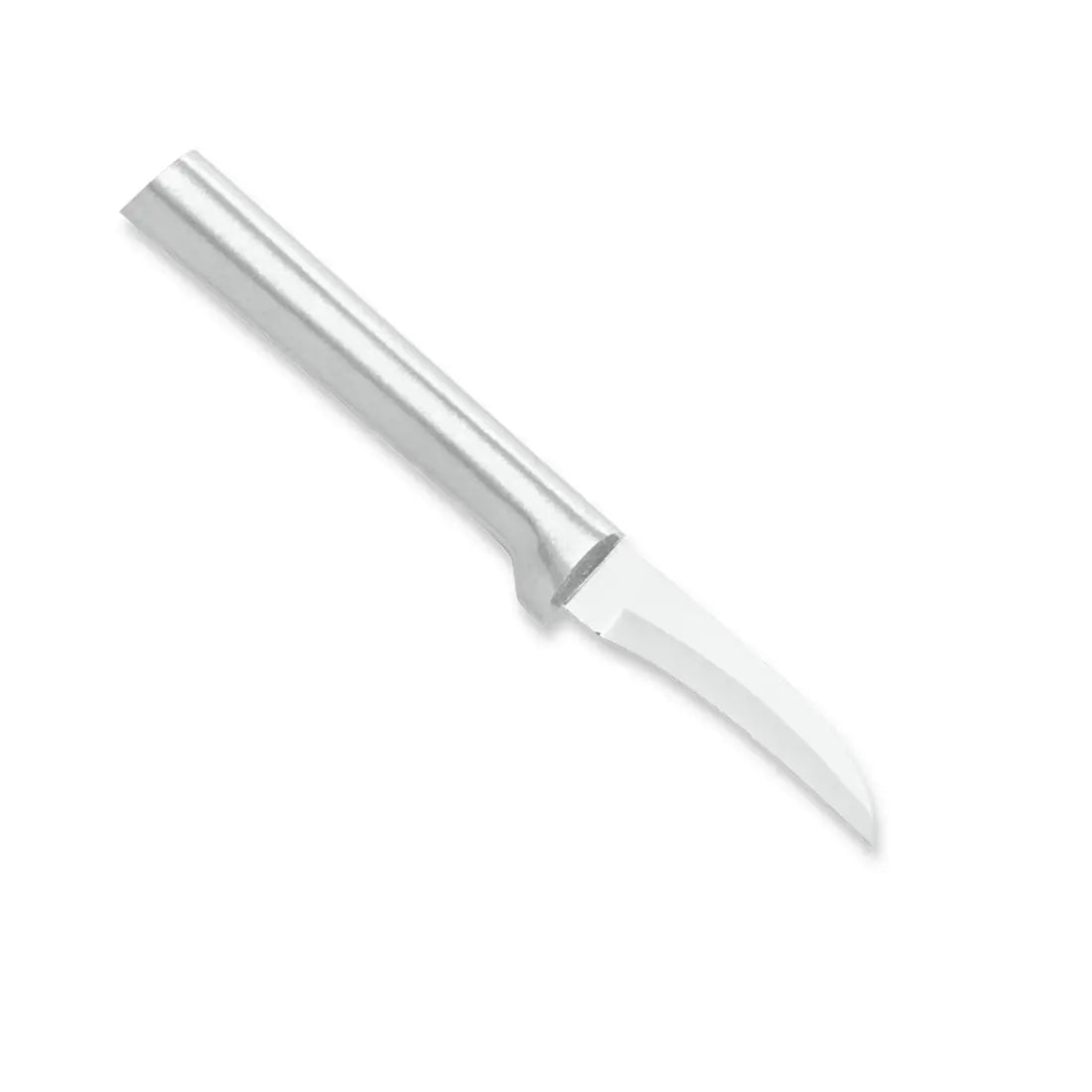 “Granny paring knife with curved blade and silver handle”
“Petite reverse-curve paring knife for strawberries and apples”
“Rada Granny Paring Knife with black resin handle – made in USA”