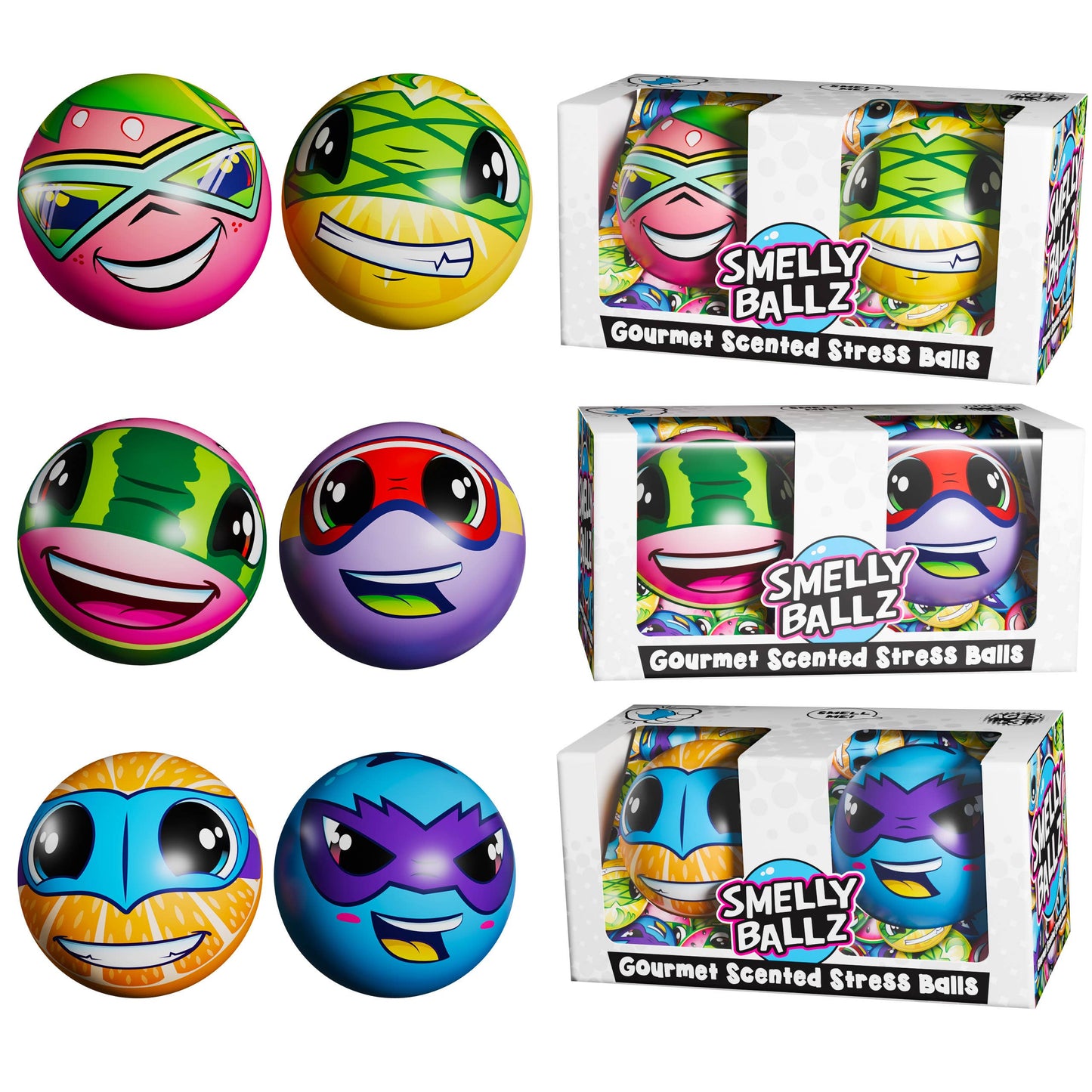 Smelly Ballz Counter Display of 30 ( 2-packs )