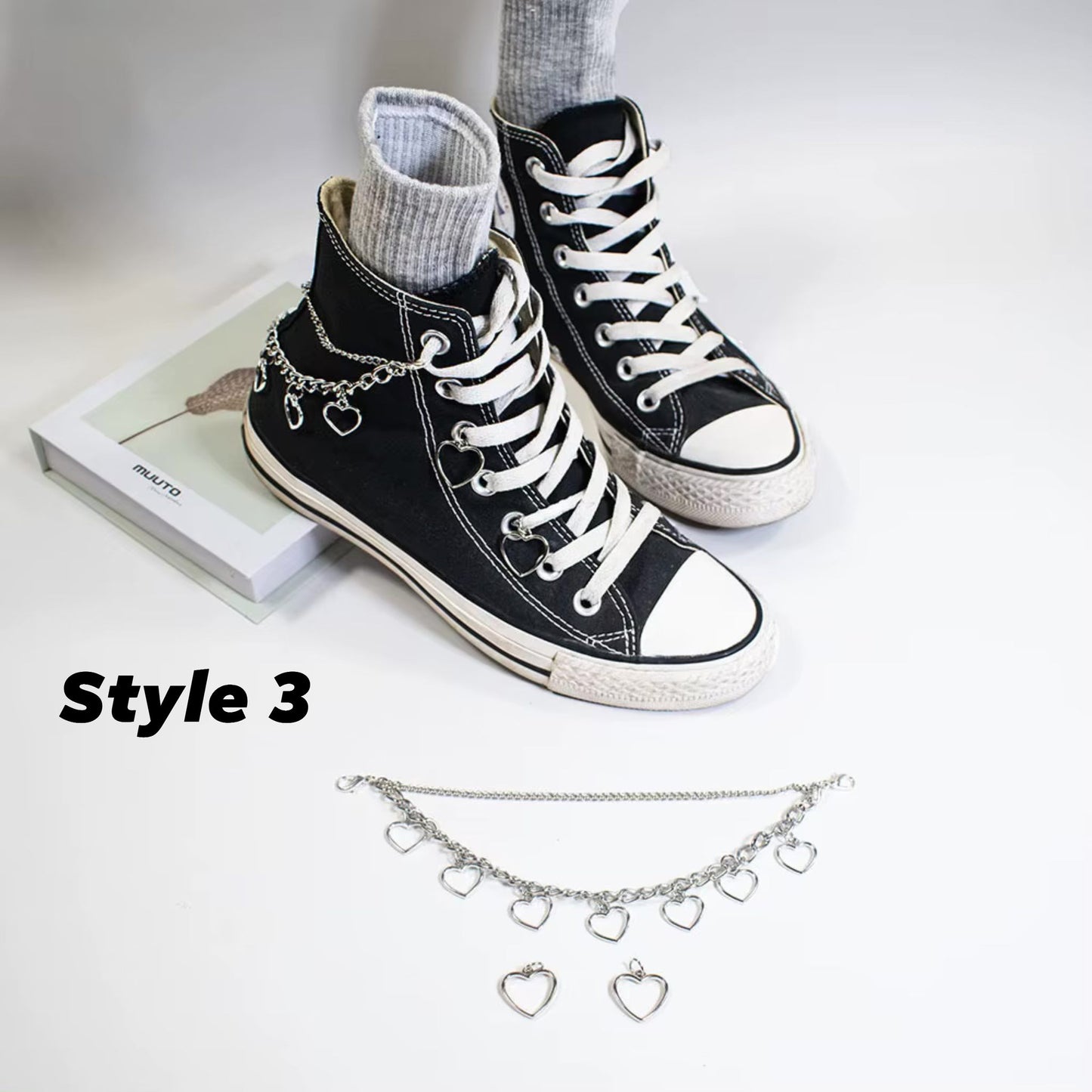 Sneaker Chain Accessory – Charm Shoe Jewelry