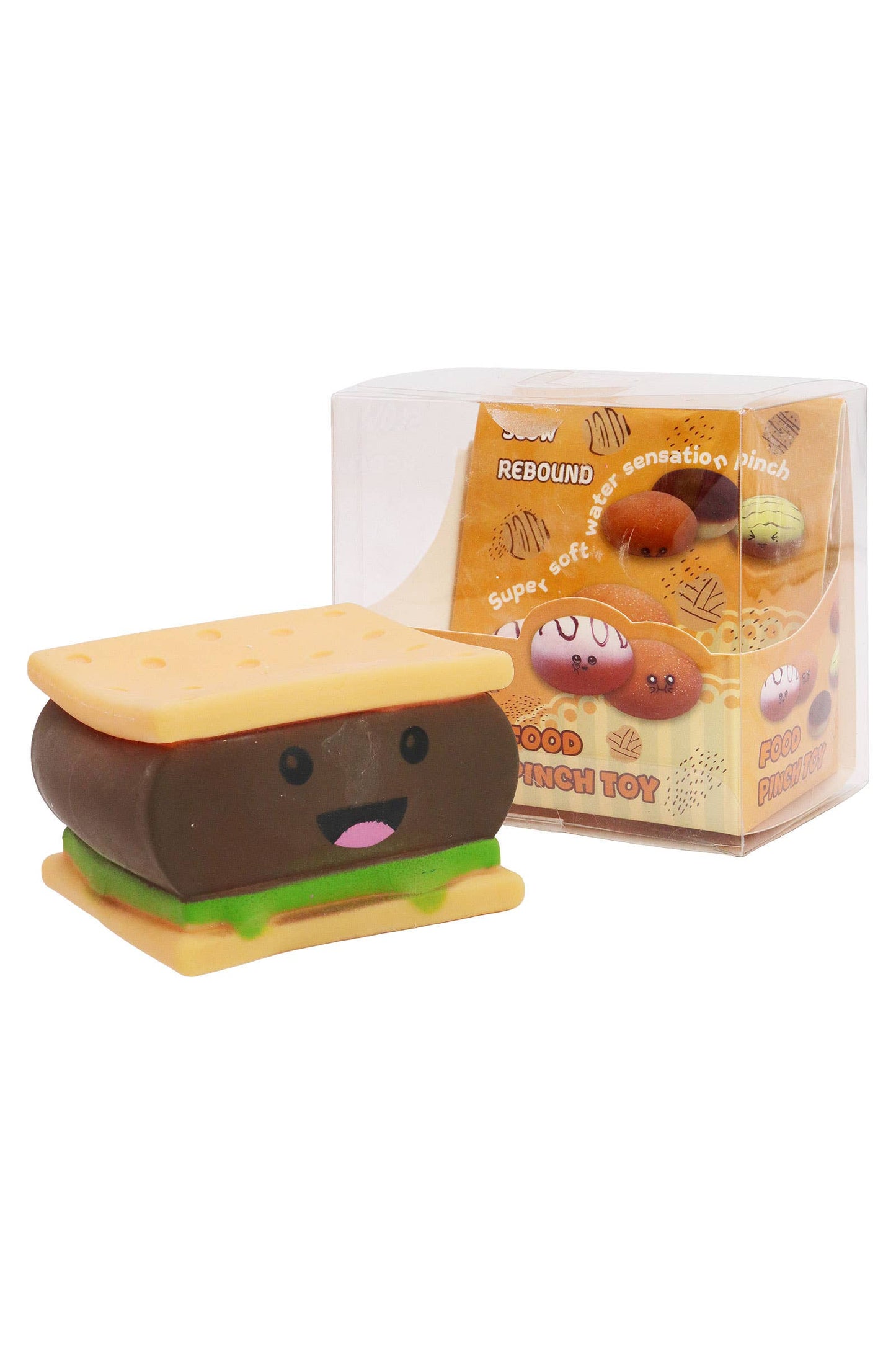 Jumbo Foodie Fluffy Slime Filled Squishy Toy