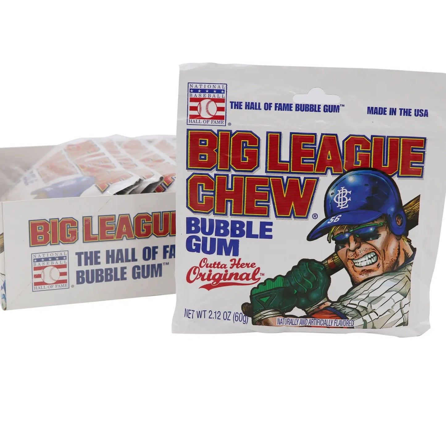 Big League Chew Shredded Bubble Gum – Classic Pouch (Original & Assorted Flavors)