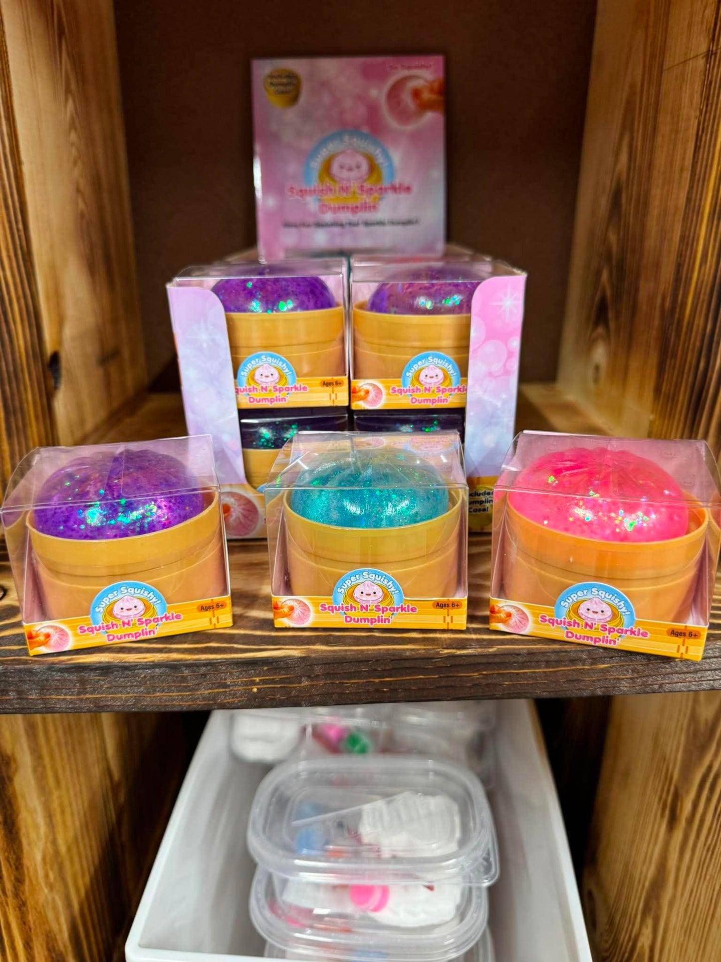 Squish n’ Sparkle Dumplin | Cute Sensory Fidget Stress Relief Toy