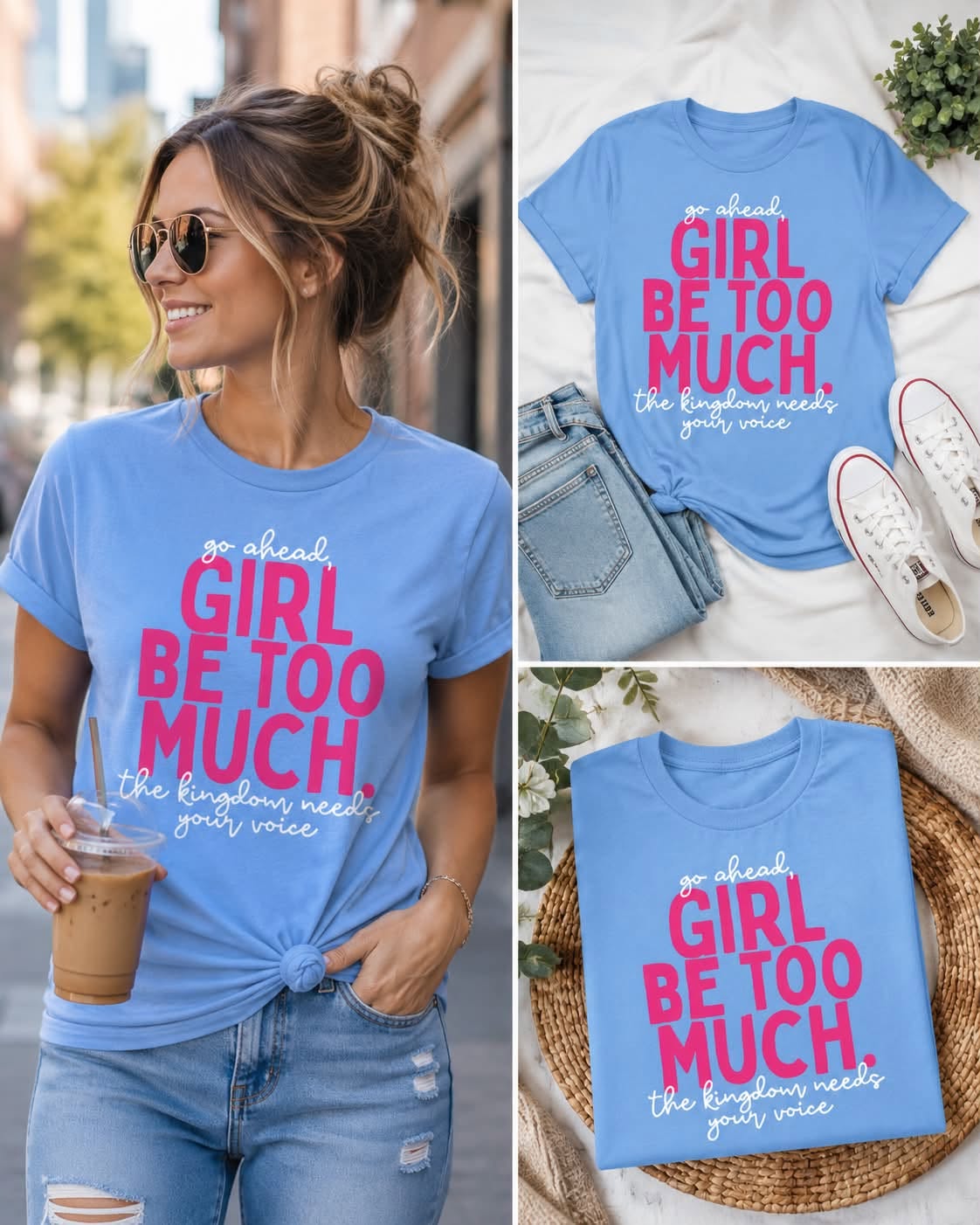 ~PREORDER ~ Girl Be Too Much Graphic Tee ~PREORDER ~
