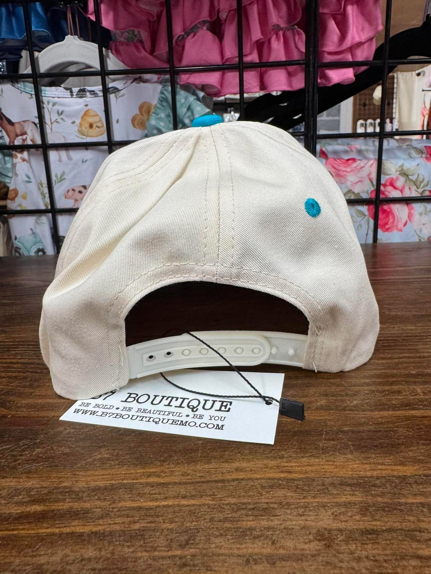 God Is Good Embroidered Trucker Hat | Turquoise Faith Boutique Cap