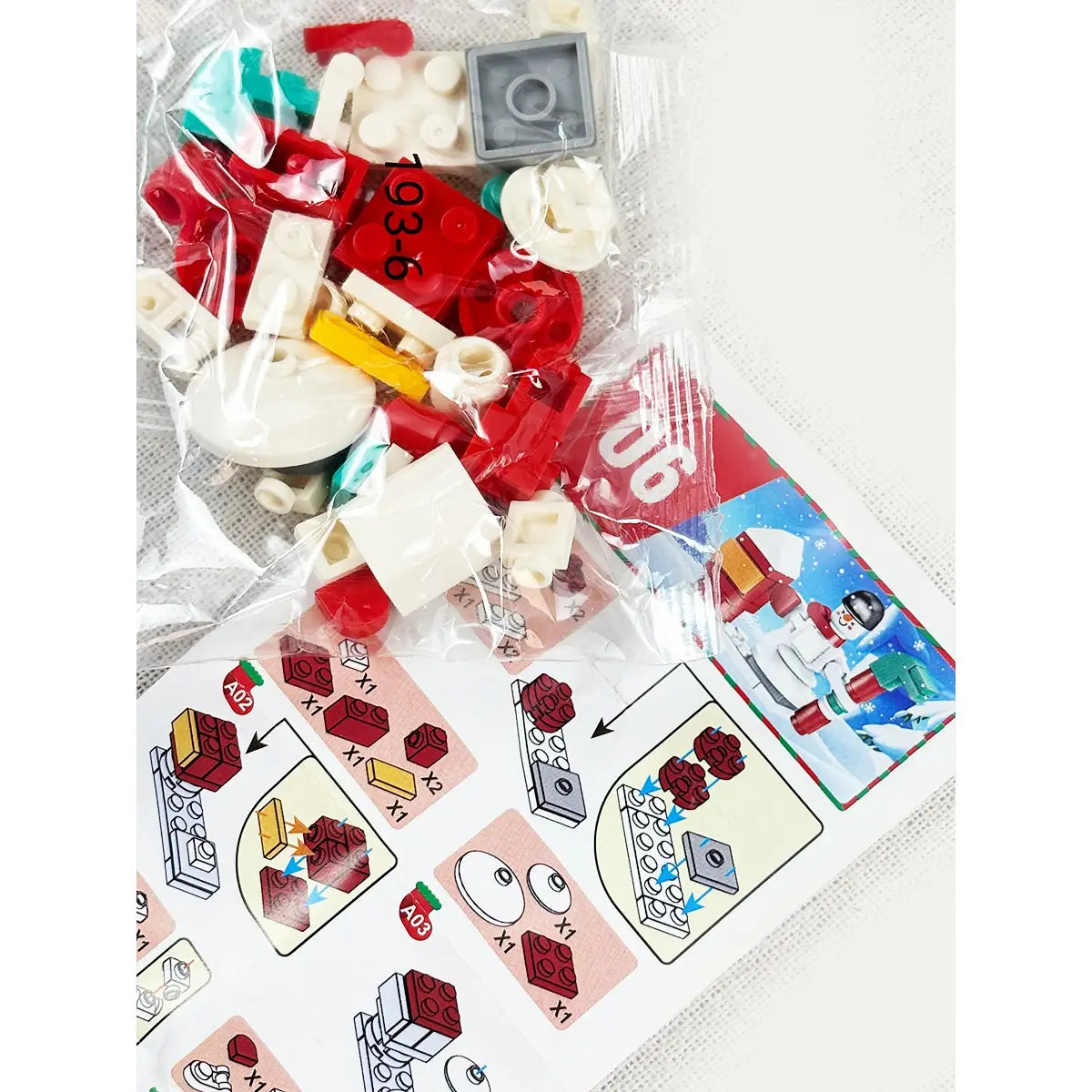 Merry Mini Build Ball | Christmas Dessert House Building Block Toy