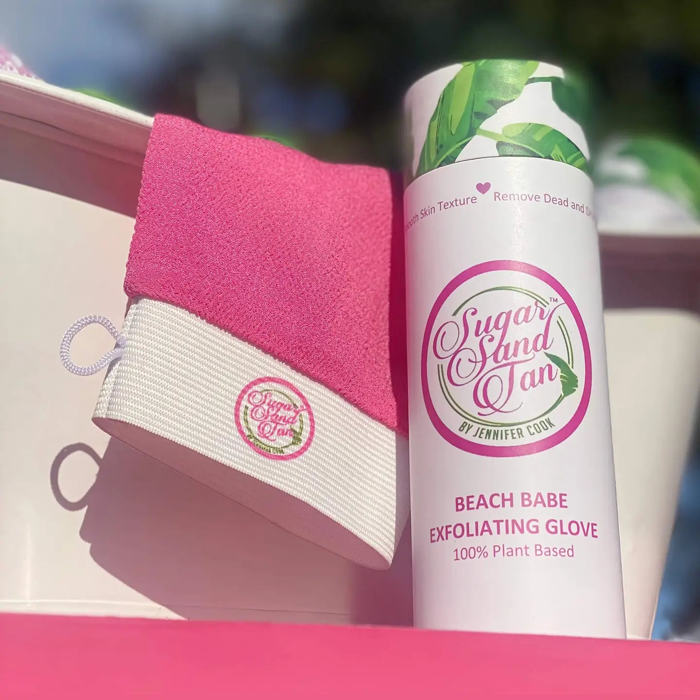 Beach Babe Exfoliating Glove | Deep Exfoliation Glove for Self-Tanning Prep