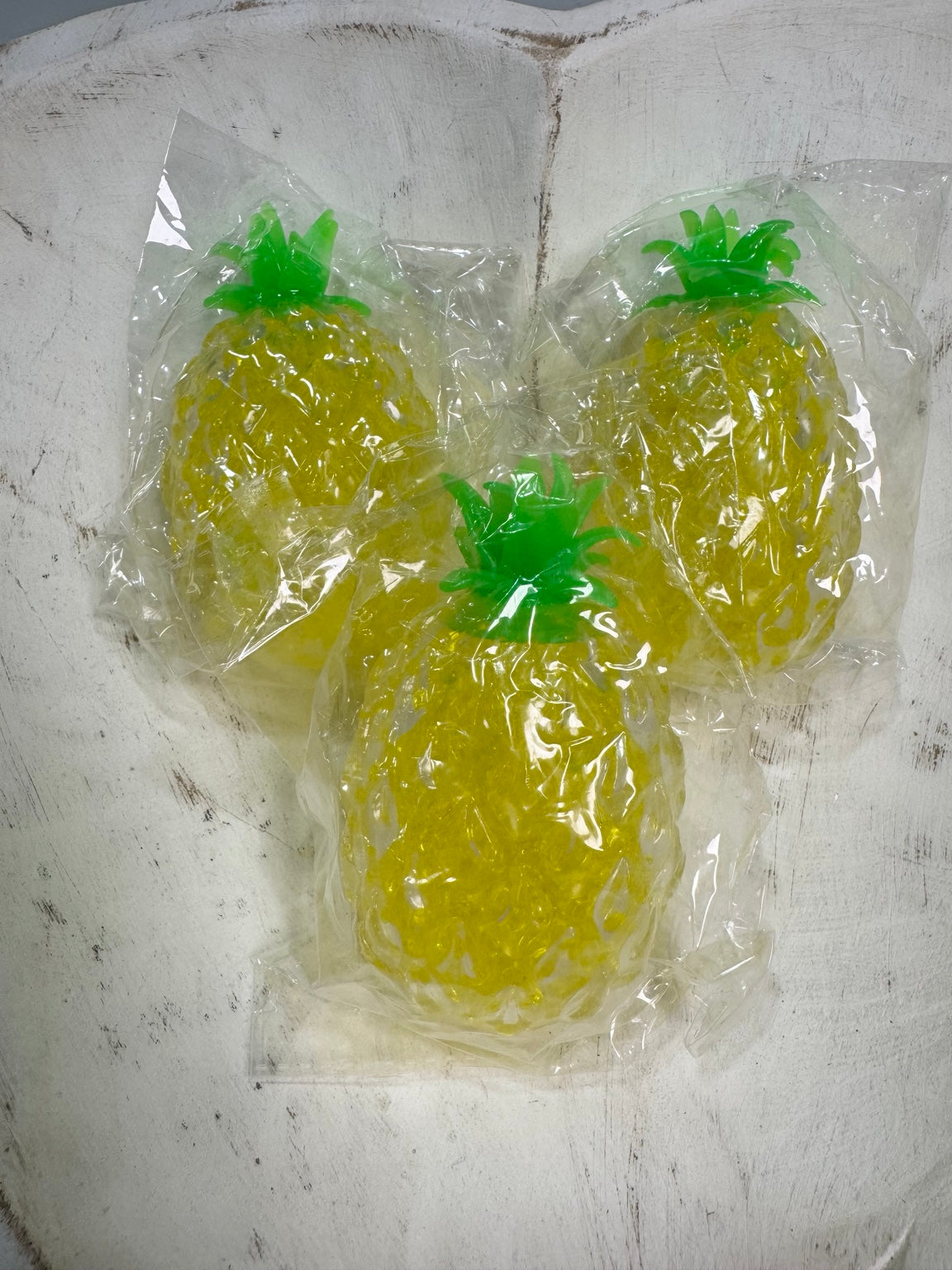 Pineapple Pop Squishy Toy | Yellow Squeeze Fidget Sensory Toy
