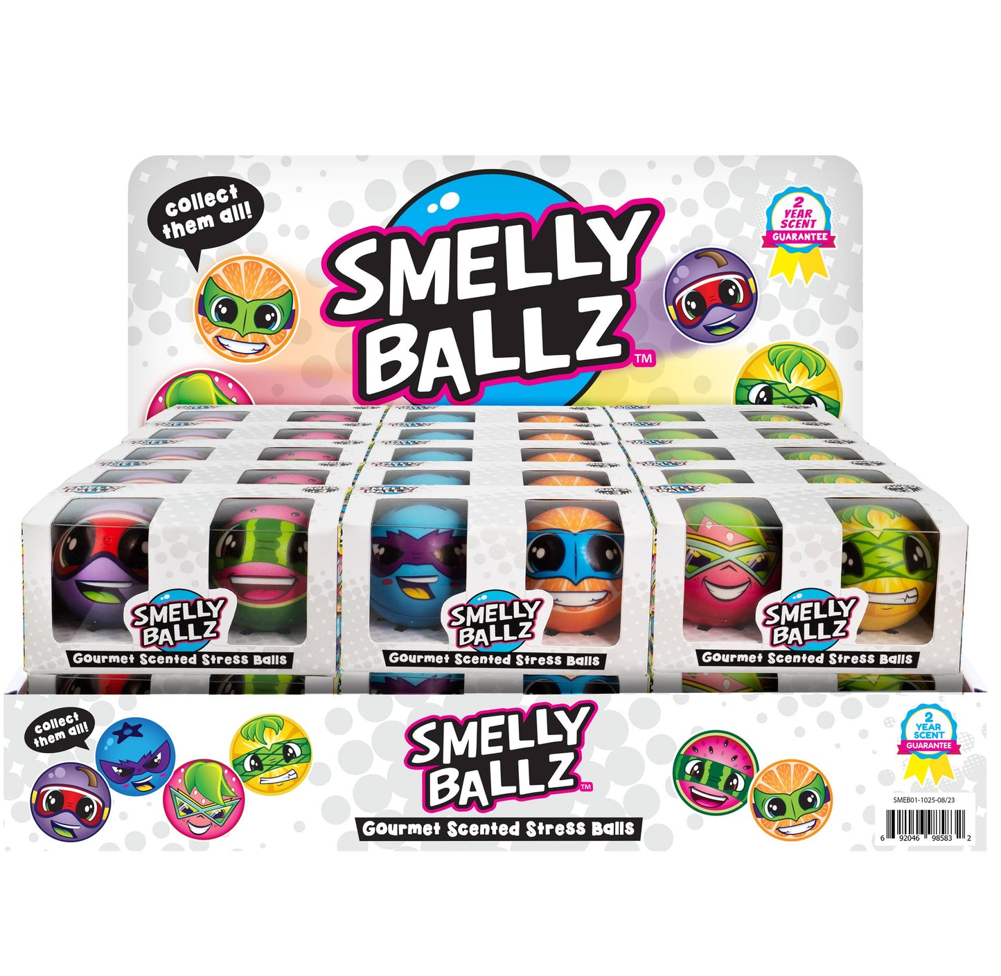 Smelly Ballz Counter Display of 30 ( 2-packs )