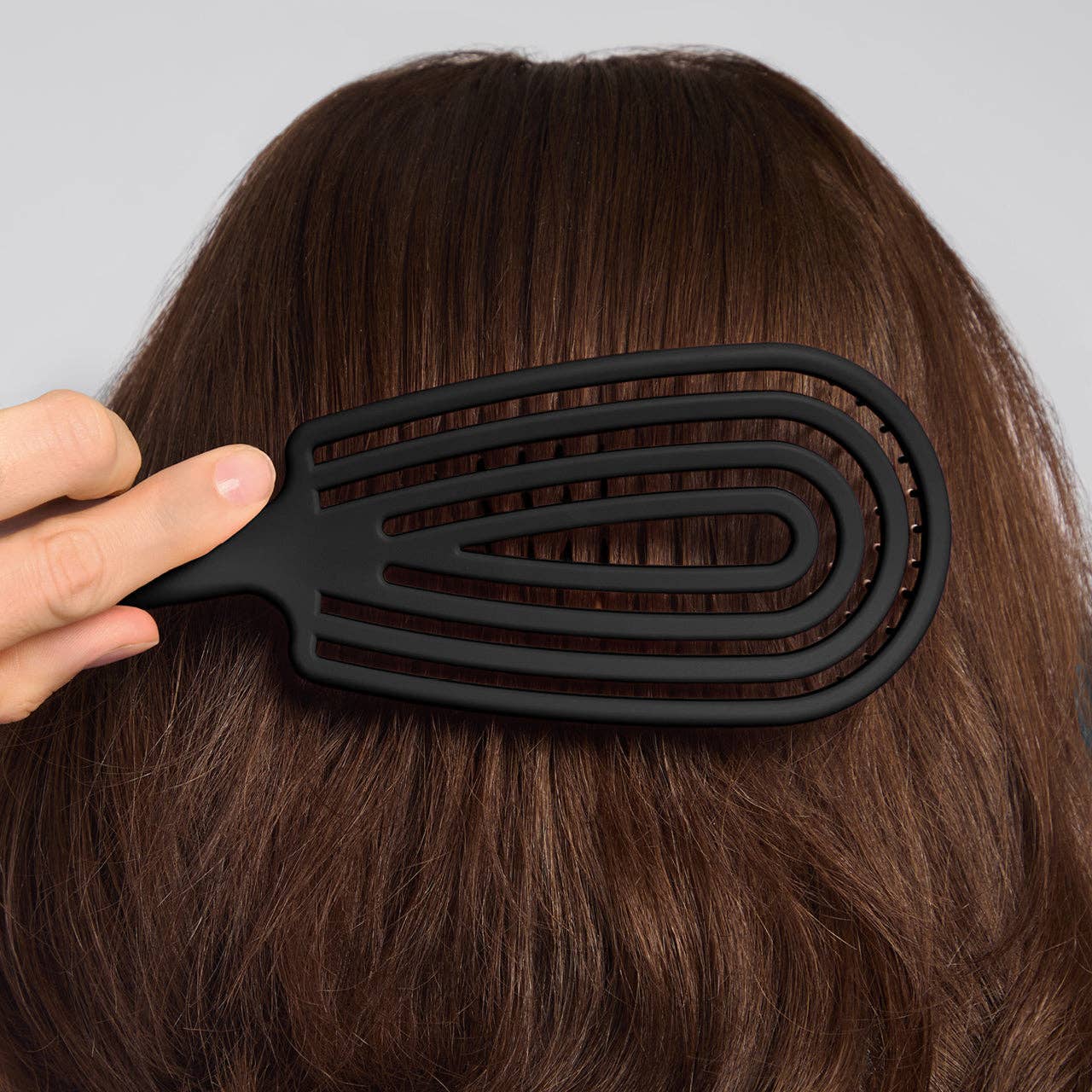 KITSCH Detangling Flexi Brush – Ergonomic Hair Brush for All Hair Types | Black