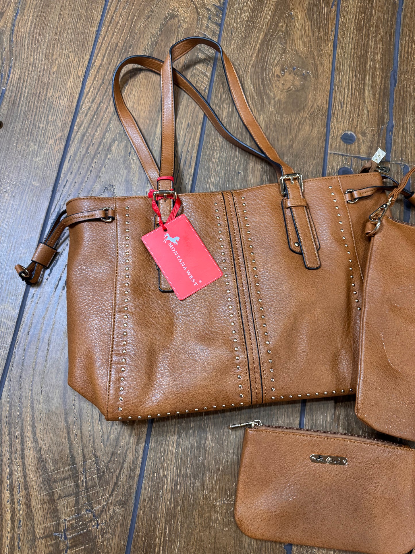 Montana West 3‑Piece Set | Tote, Crossbody & Wallet