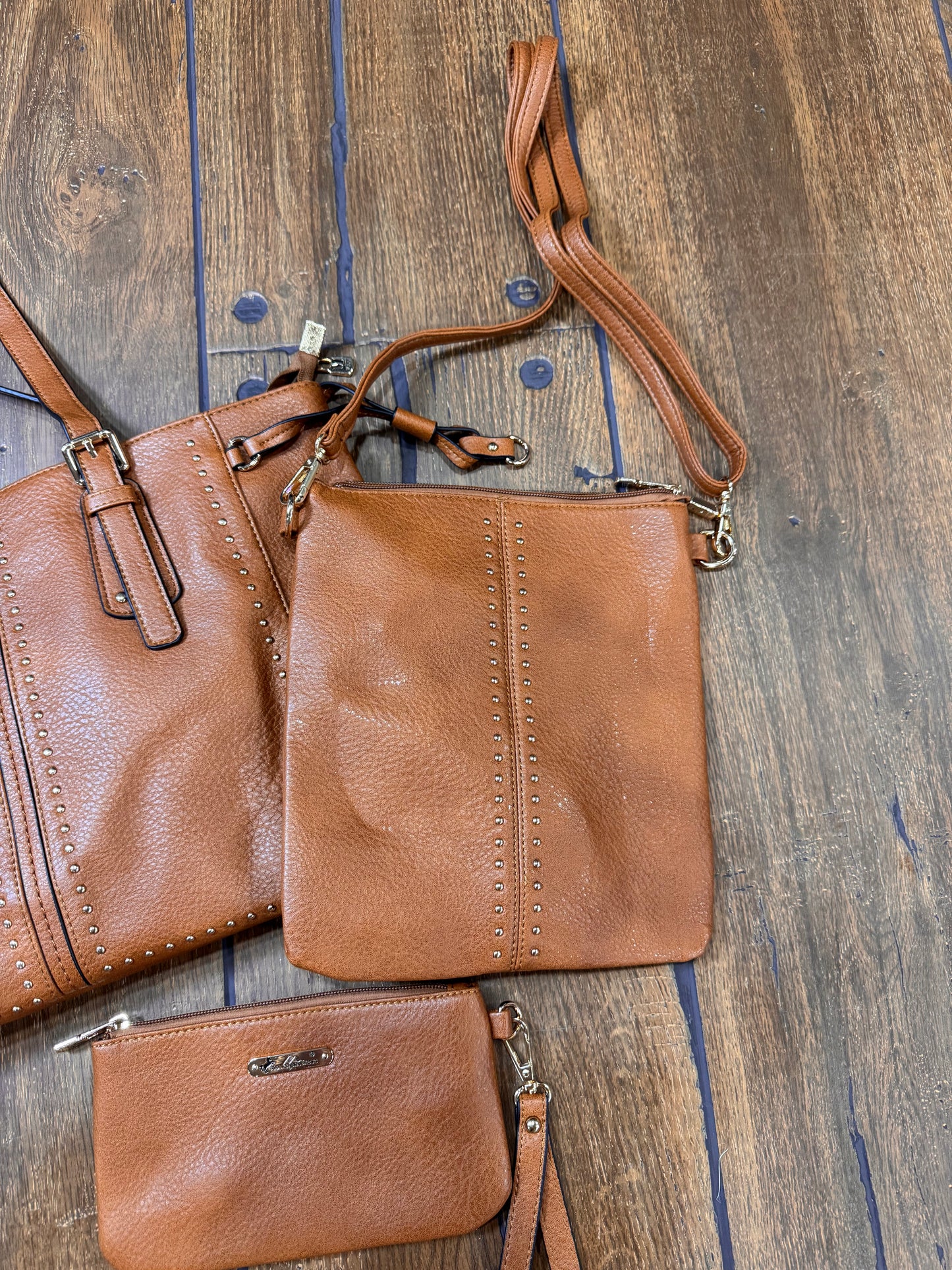 Montana West 3‑Piece Set | Tote, Crossbody & Wallet