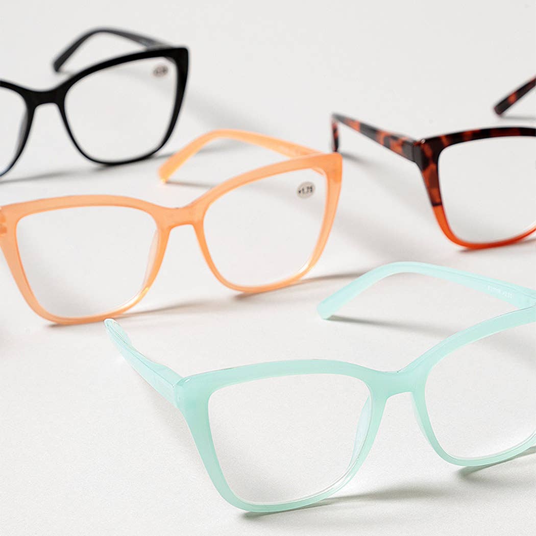Women's Cat Eye Frame Reading Glasses – Chic, Comfortable & Smart
