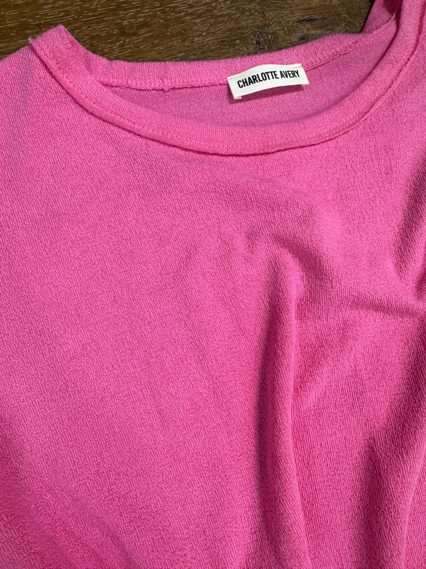 Crepe Hack Cuffed Tee by Charlotte Avery – Soft & Stretchy Everyday Basic