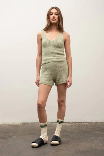 Blu Pepper Cozy Tank Top | Lightweight Knit Summer Tank for Women