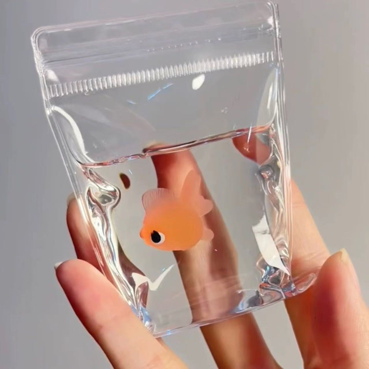 Squishy Goldfish Fidget Toy – Mini Kawaii Stress Relief Squeeze Toy