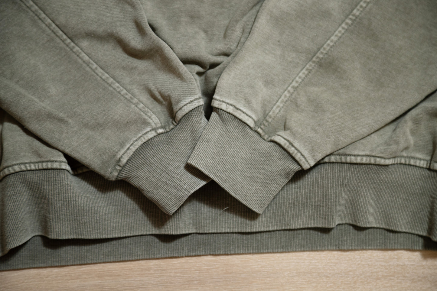 Plus Mineral-Washed French Terry V-Neck Pullover – Rae Mode
