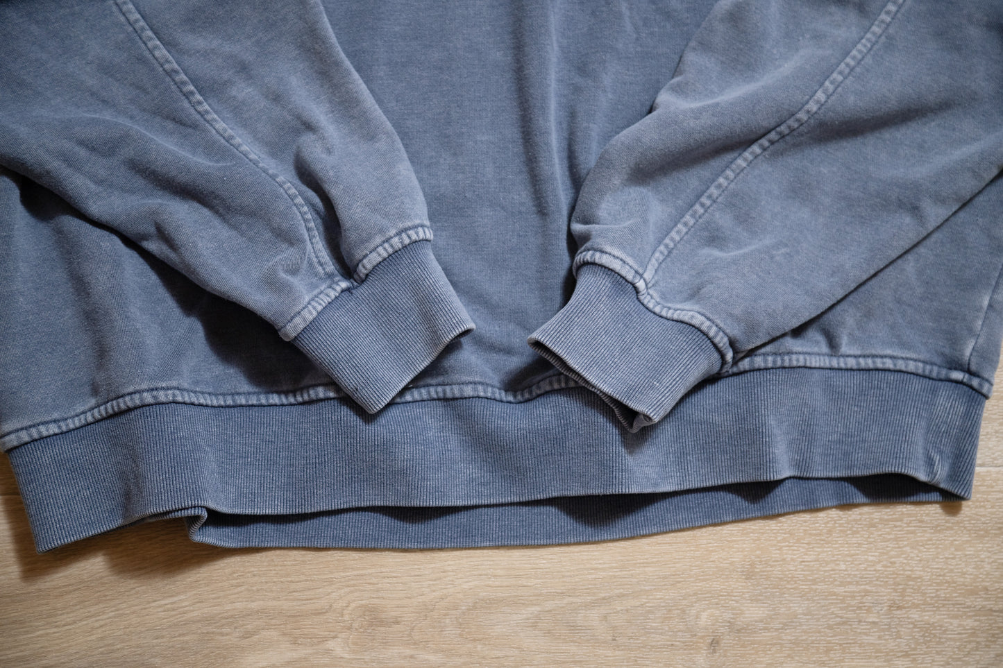 Plus Mineral-Washed French Terry V-Neck Pullover – Rae Mode