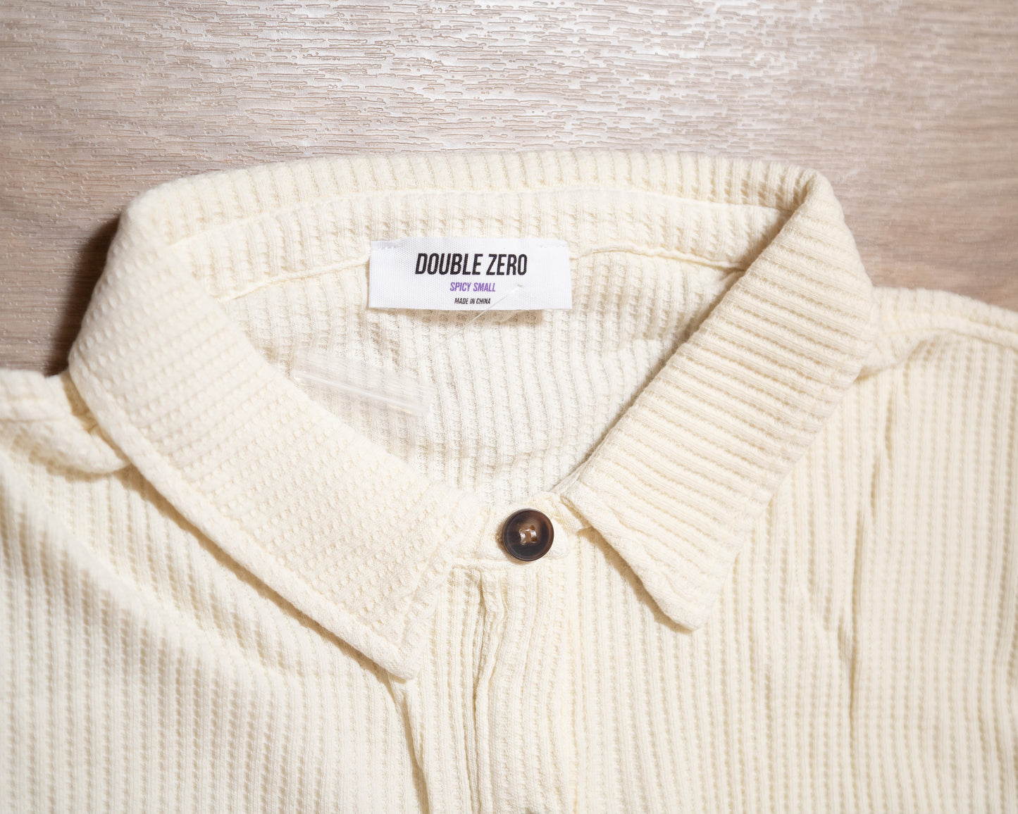 Oversized Mineral Washed Waffle Button-Up Shacket – Soft & Relaxed Women’s Layering Jacket