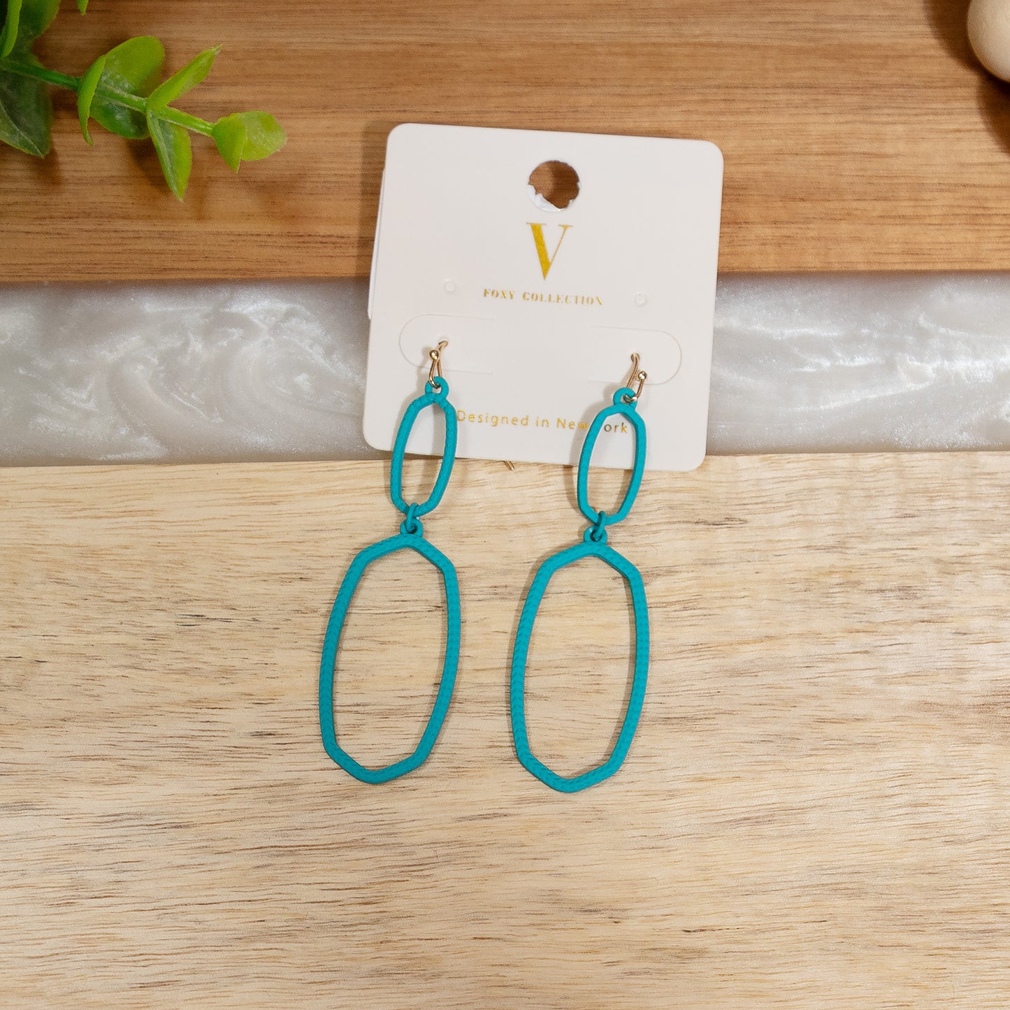 Color Pop Oval Drop Earrings – Lightweight Statement Earrings in Bright & Neutral Tones