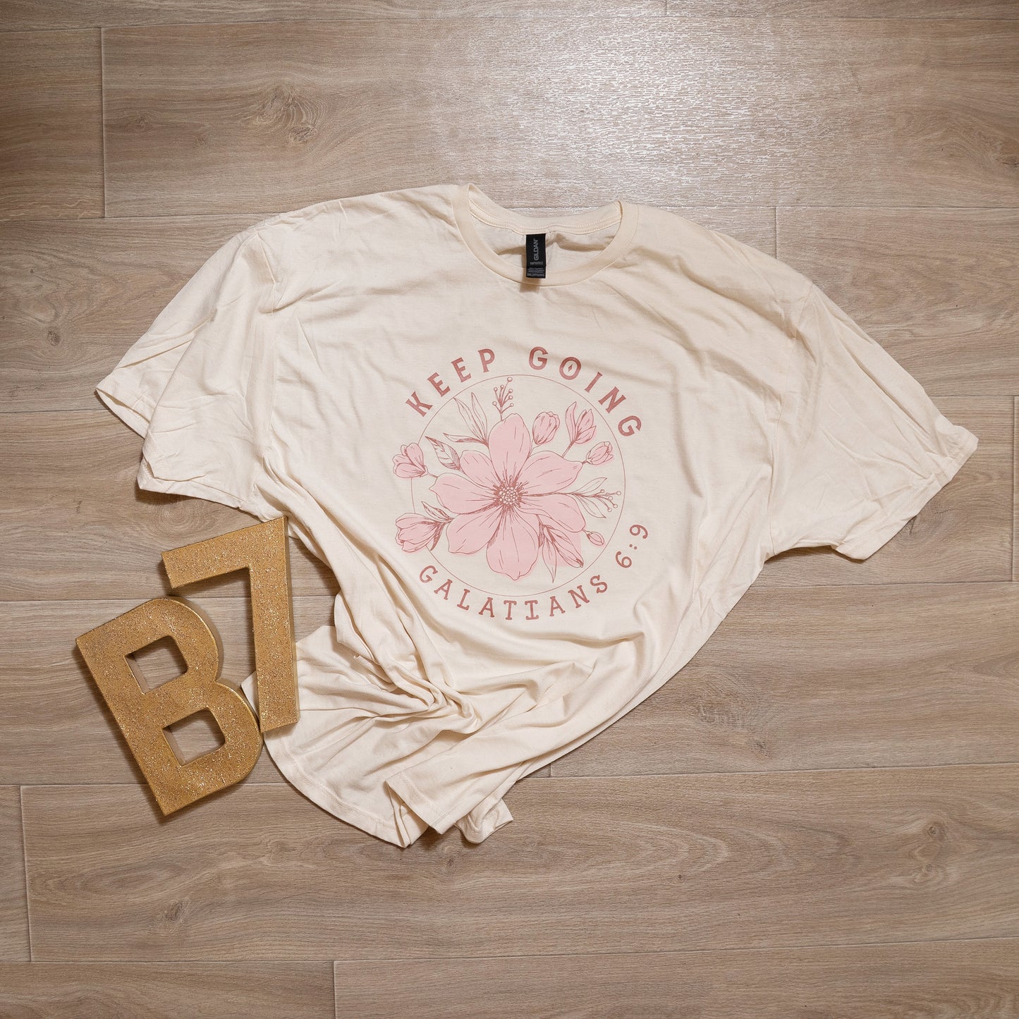 Keep Going Galatians 6:9 Christian Graphic Tee – Faith & Encouragement T-Shirt