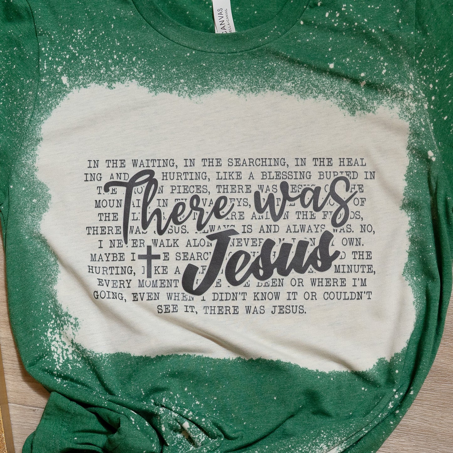 There Was Jesus Graphic Tee – Christian Faith Shirt