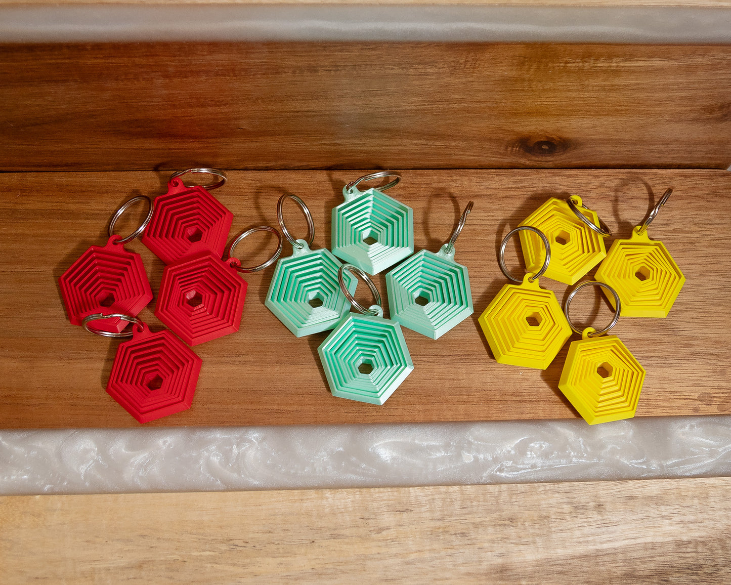 Small 3D Printed Keychain Fidget – Portable Stress Reliever & Sensory Toy
