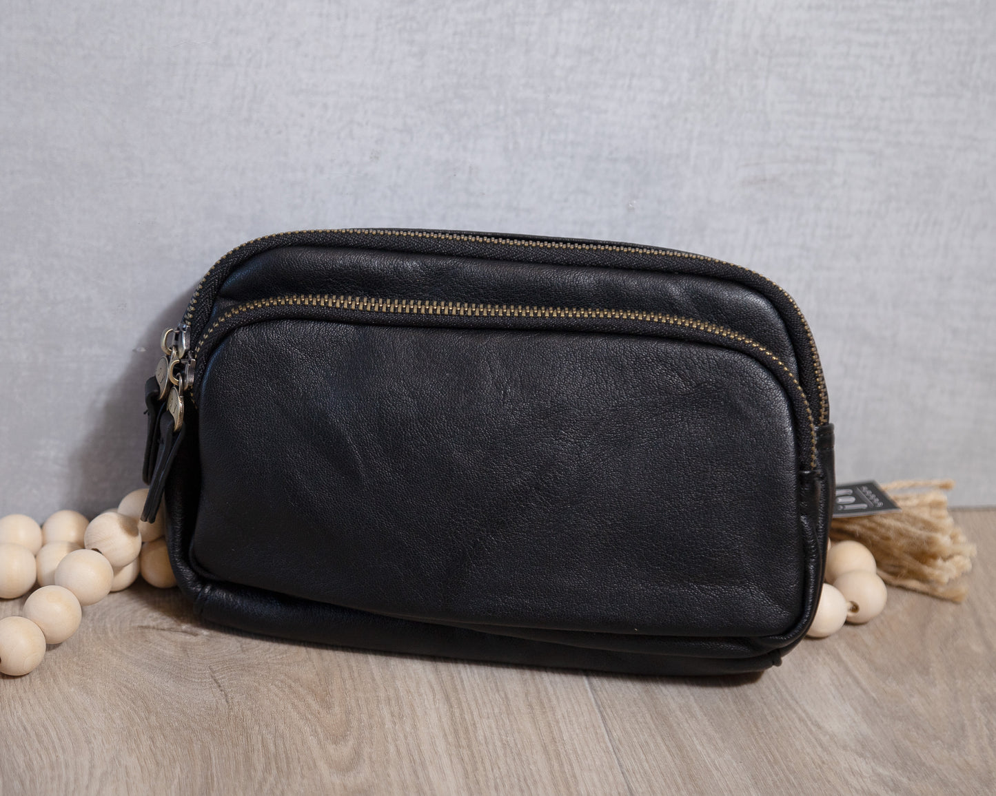 Joy Susan Kylie Double Zip Sling Belt Bag – Versatile & Vegan Leather