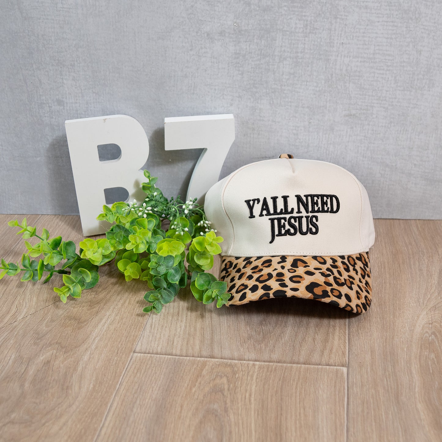 Y’all Need Jesus Embroidered Trucker Hat – Faith & Western Style Cap