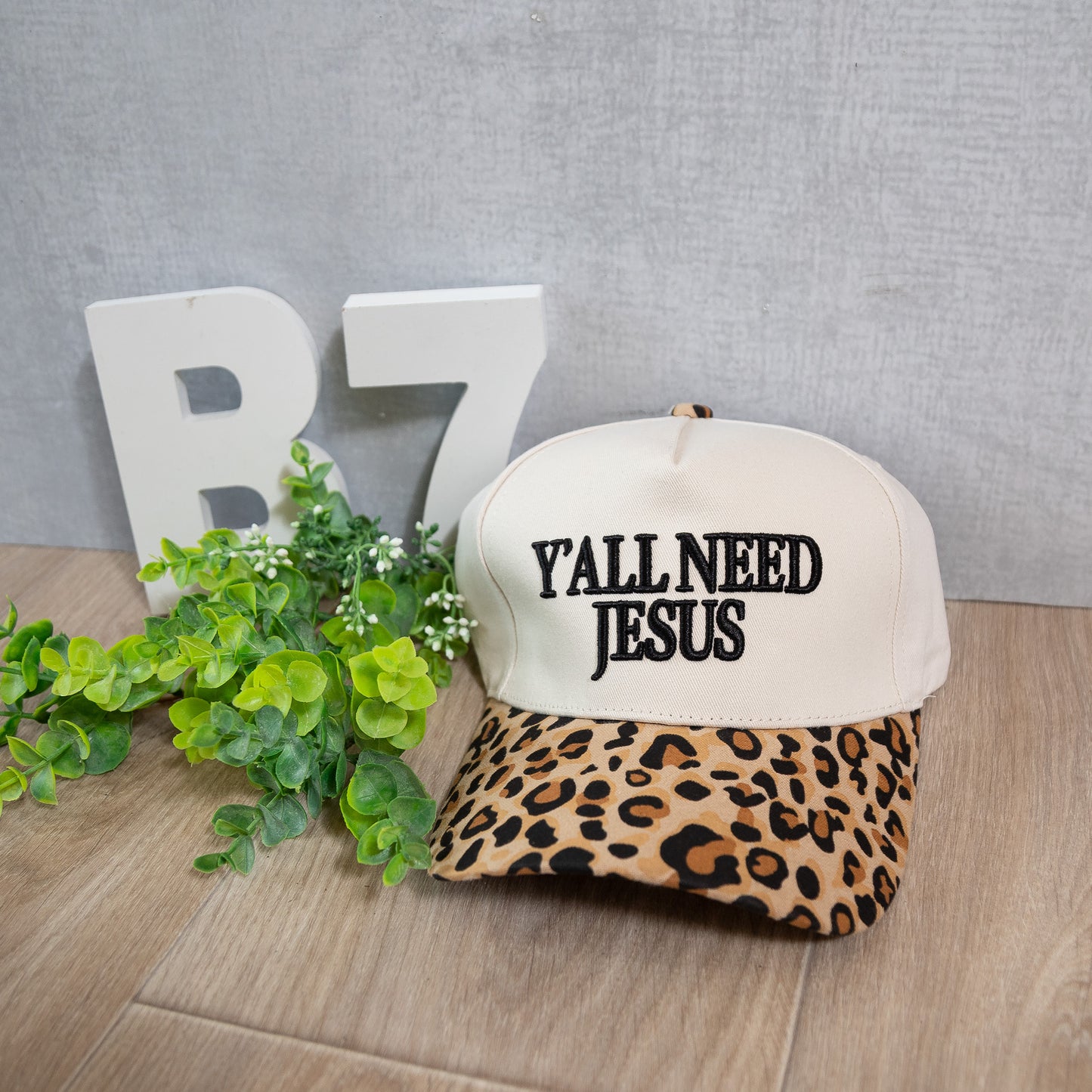 Y’all Need Jesus Embroidered Trucker Hat – Faith & Western Style Cap