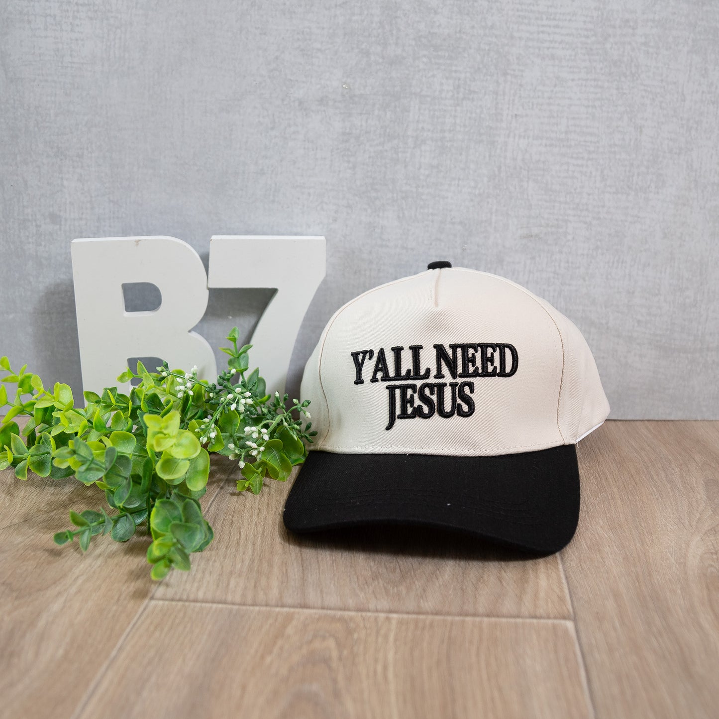 Y’all Need Jesus Embroidered Trucker Hat – Faith & Western Style Cap