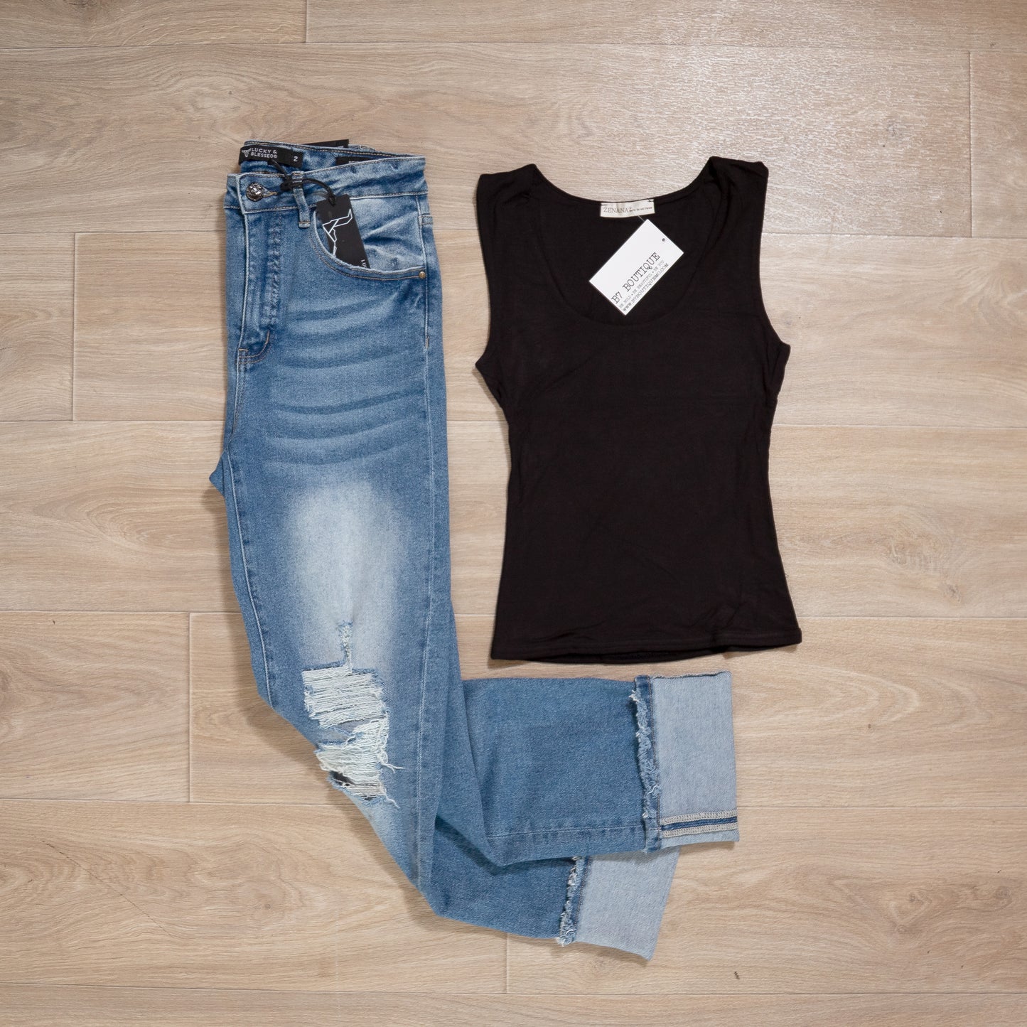 Double-Layered Tank Top by Zenana – B7 Boutique Layering Essential
