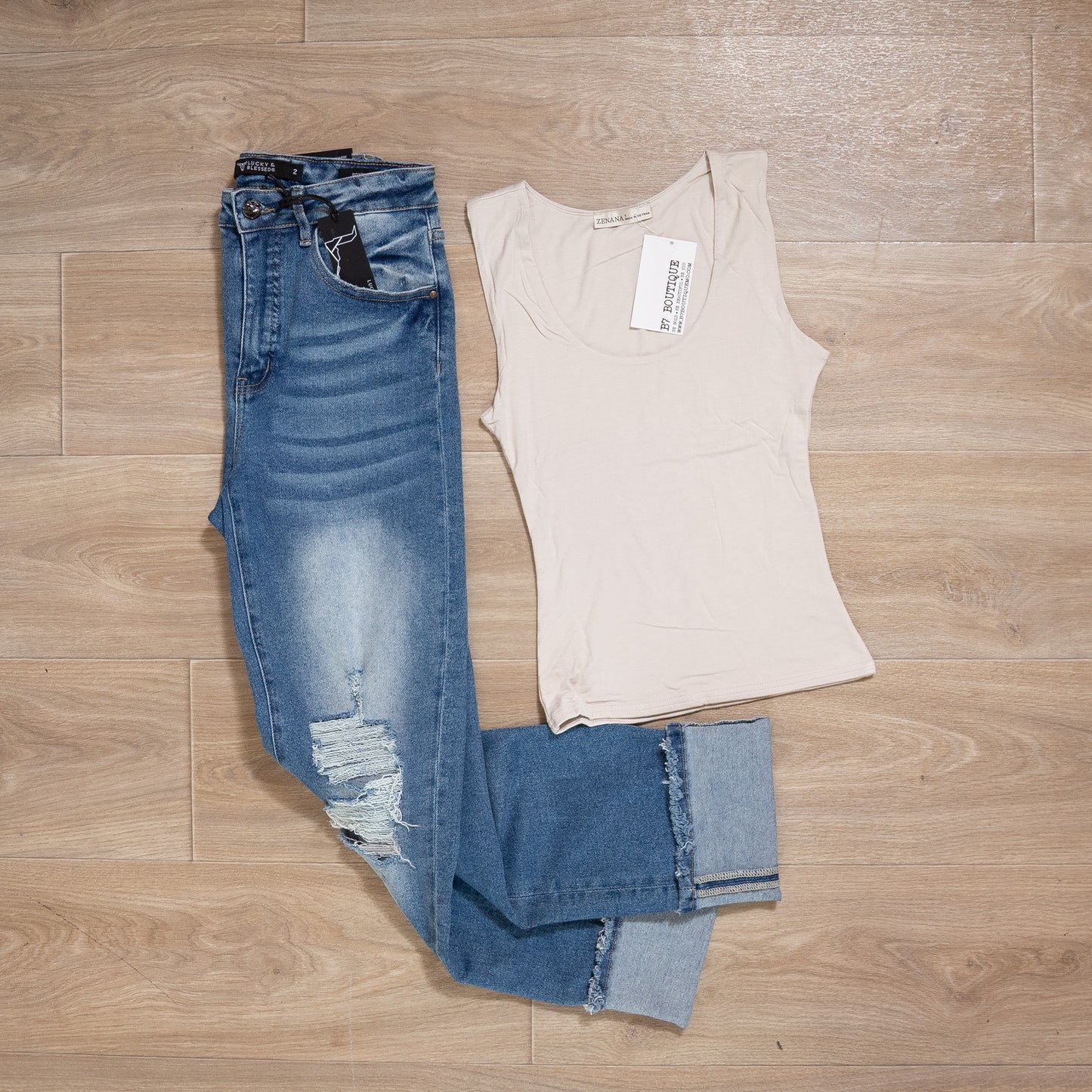 Double-Layered Tank Top by Zenana – B7 Boutique Layering Essential