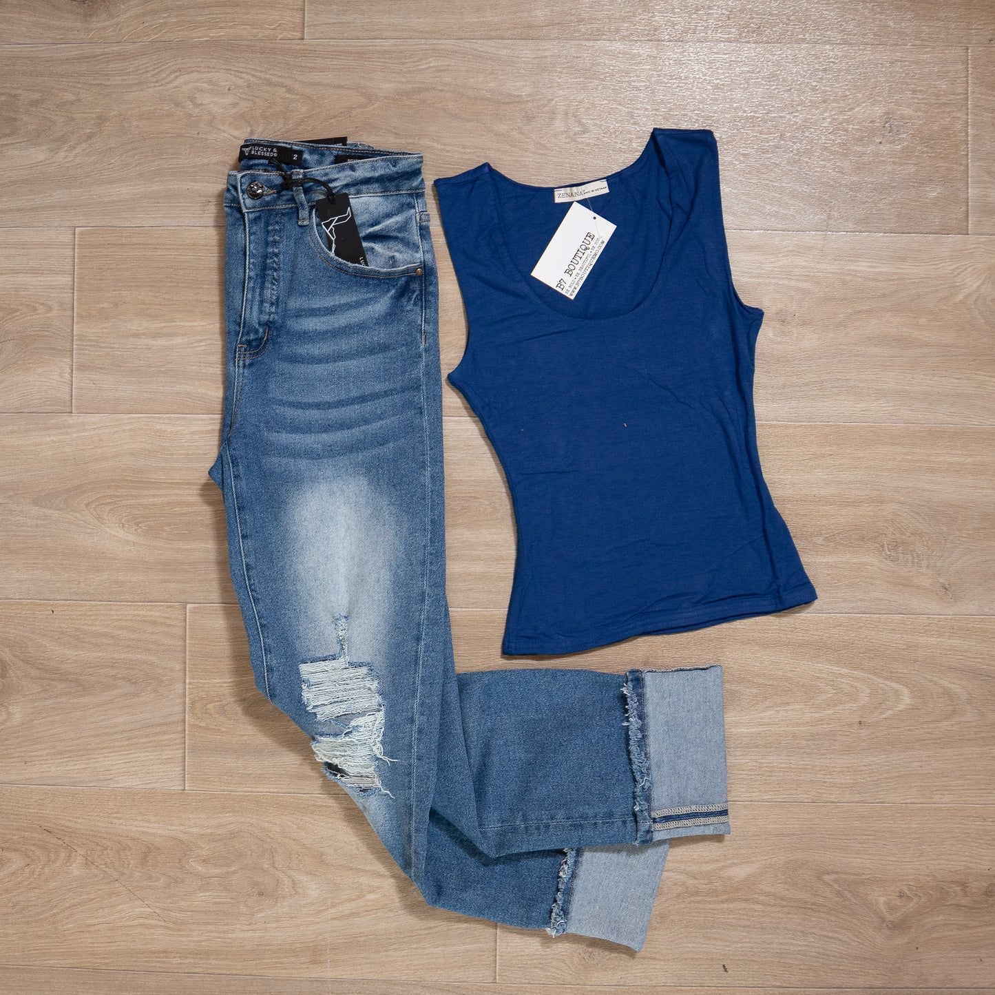 Double-Layered Tank Top by Zenana – B7 Boutique Layering Essential