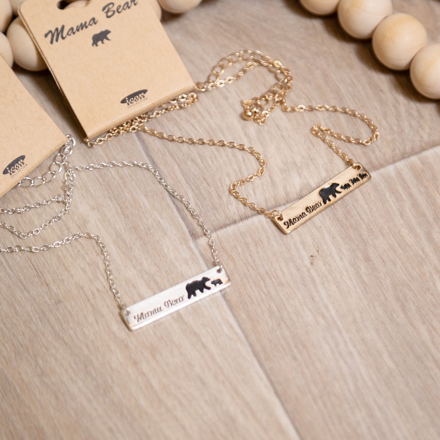 Mama Bear Bar Necklace