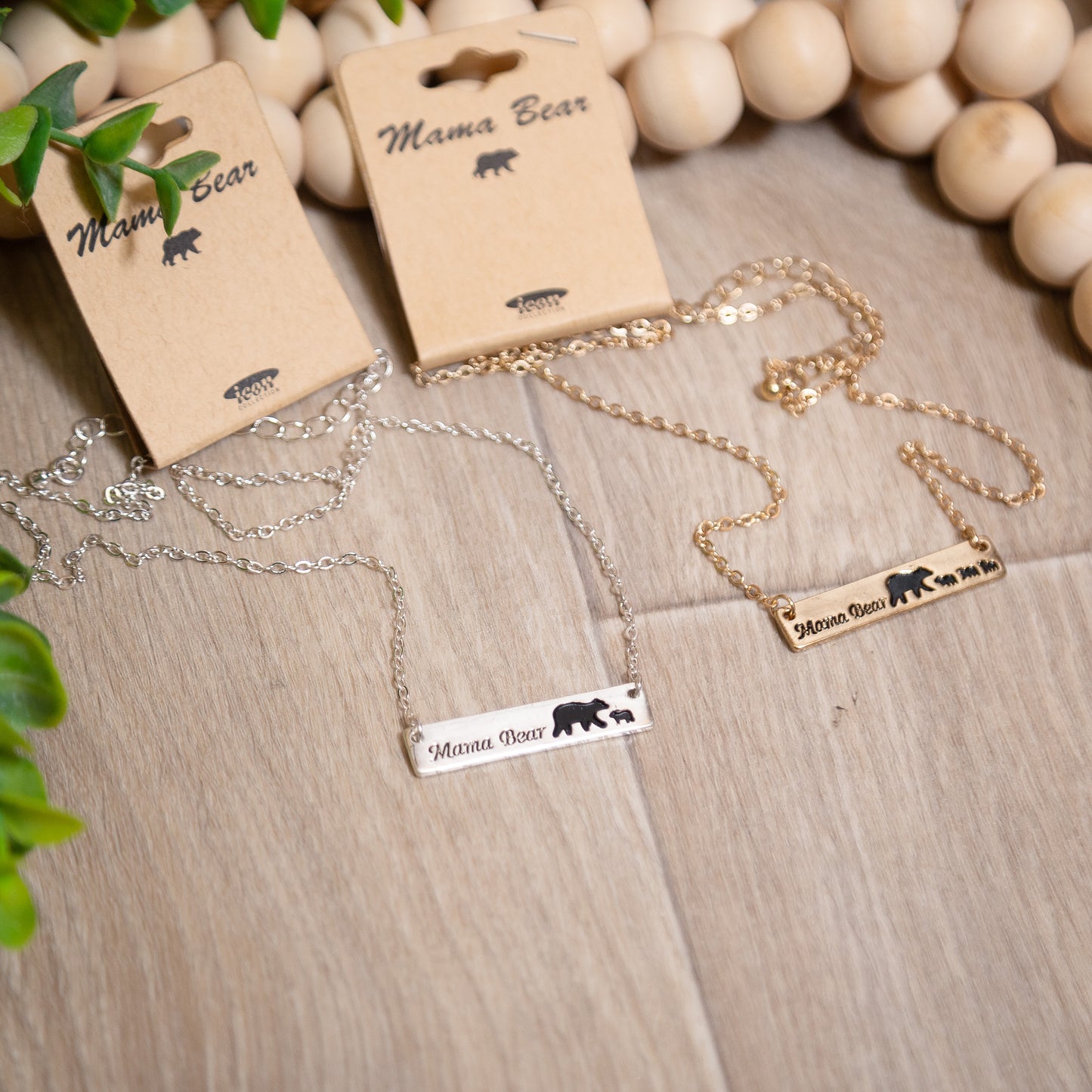 Mama Bear Bar Necklace