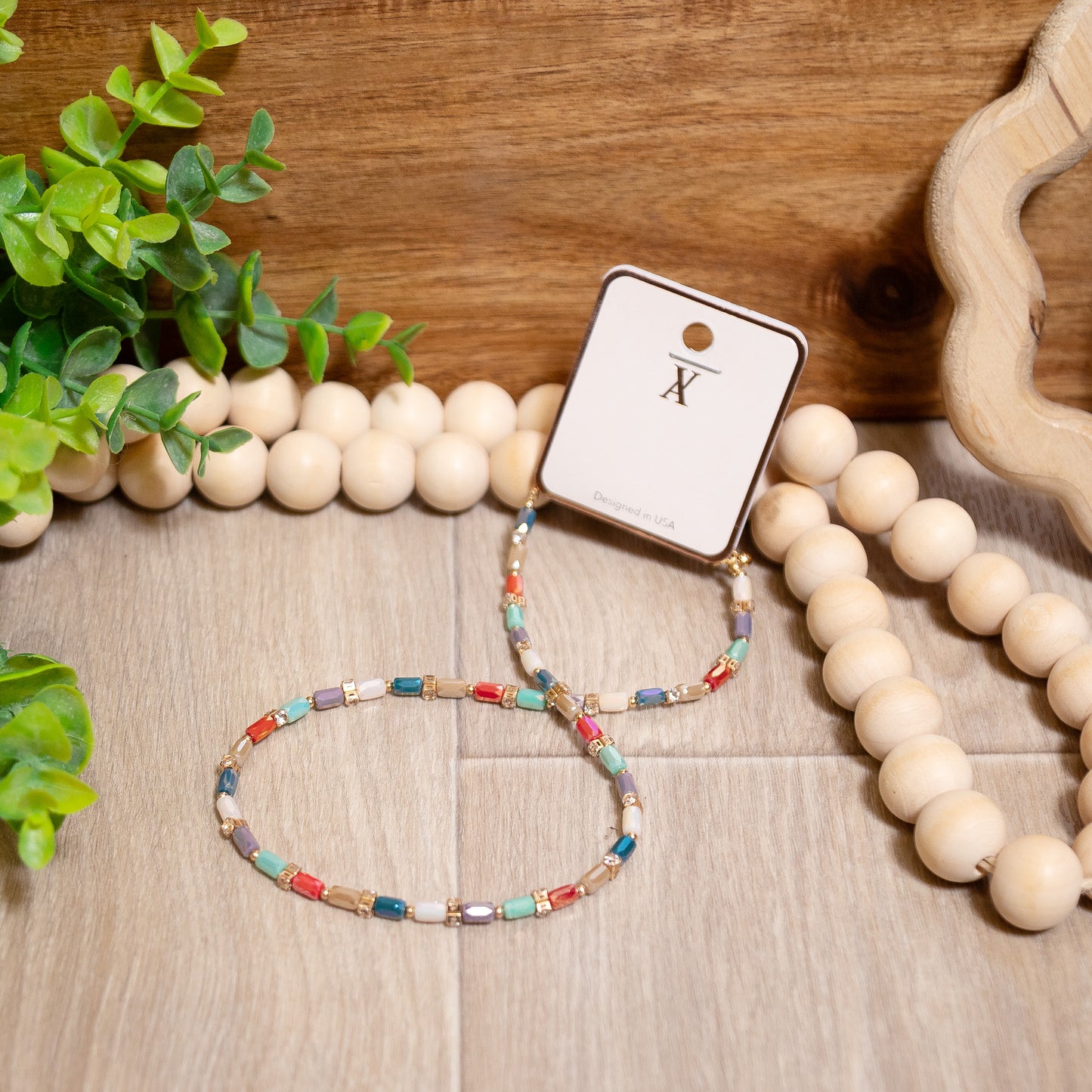 Good Vibes Only Beaded Necklace